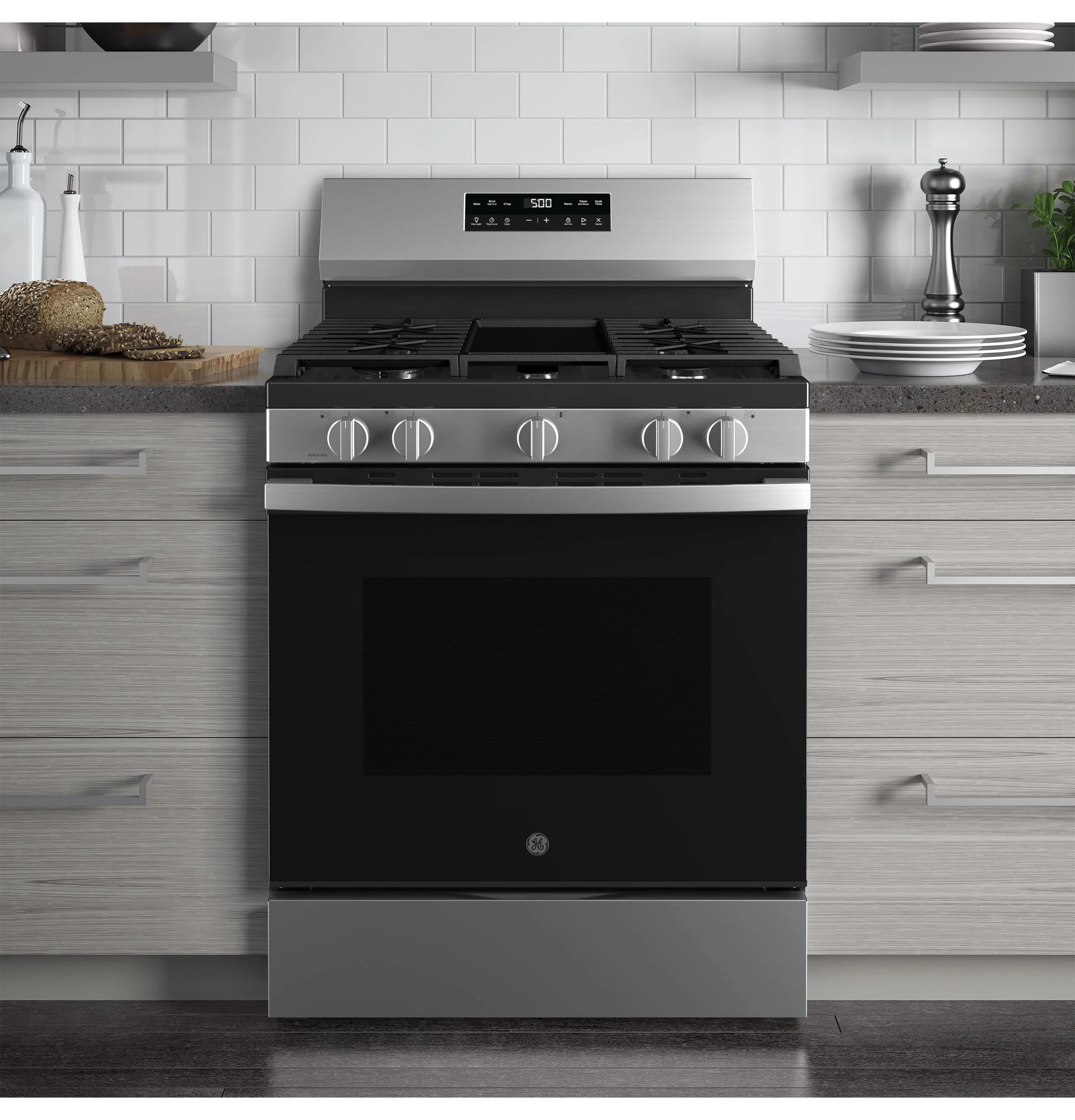 GE® 30" Free-Standing Gas Range with Crisp Mode GGF500PVSS - Image 11