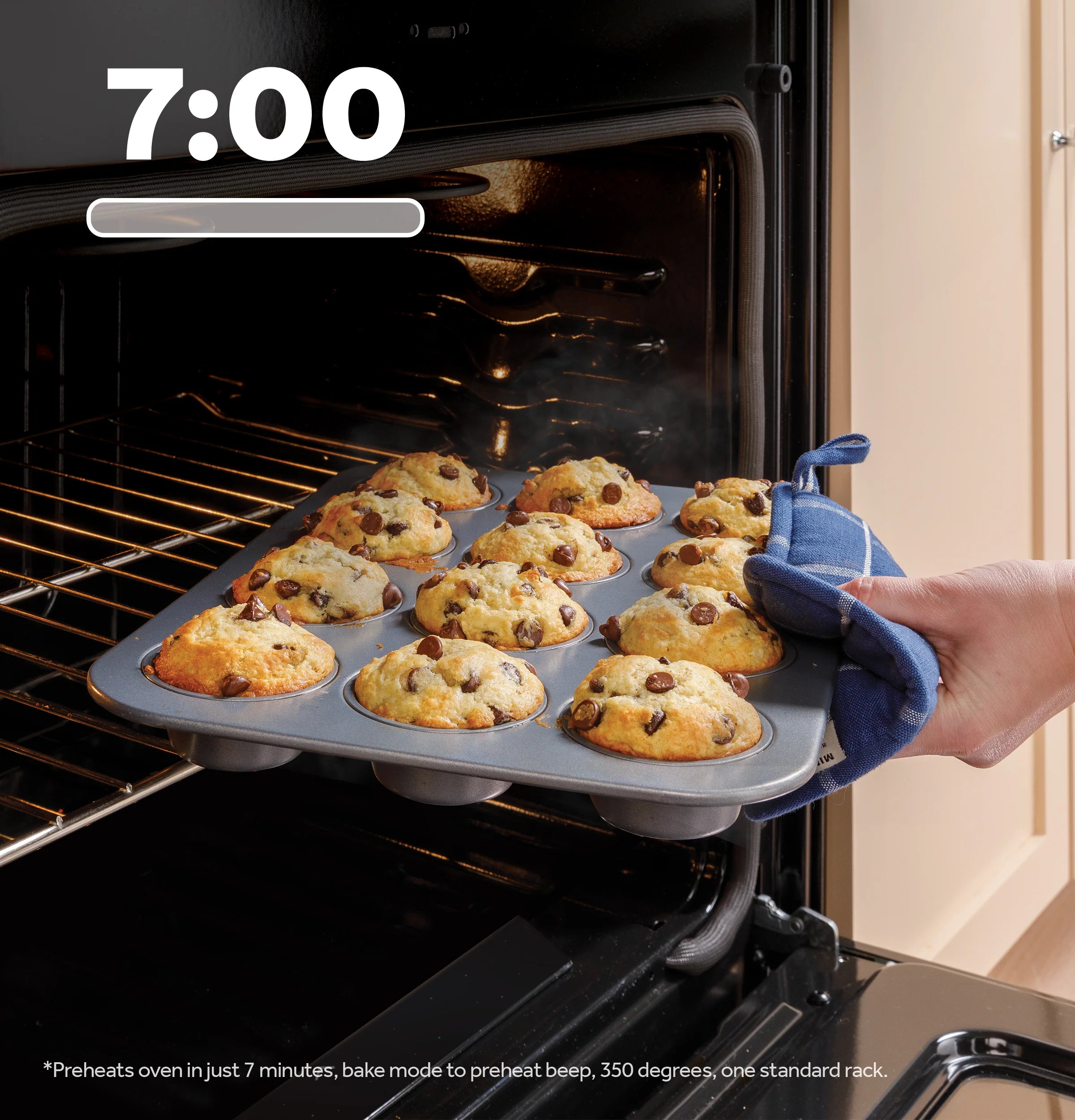 GE® 30" Free-Standing Gas Range with Crisp Mode GGF500PVWW - Image 11