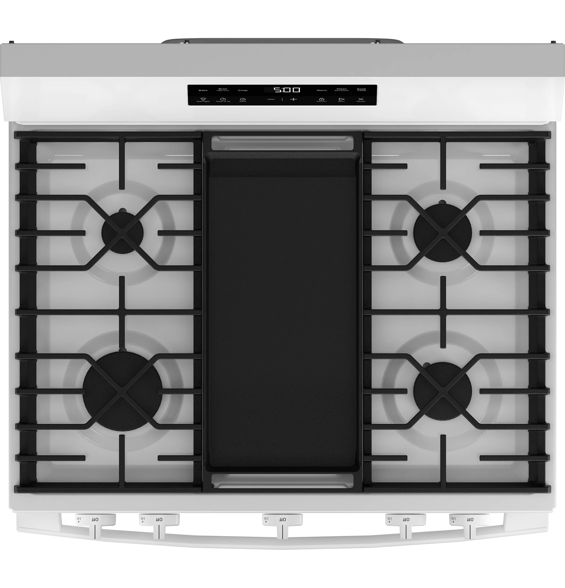 GE® 30" Free-Standing Gas Range with Crisp Mode GGF500PVWW - Image 3