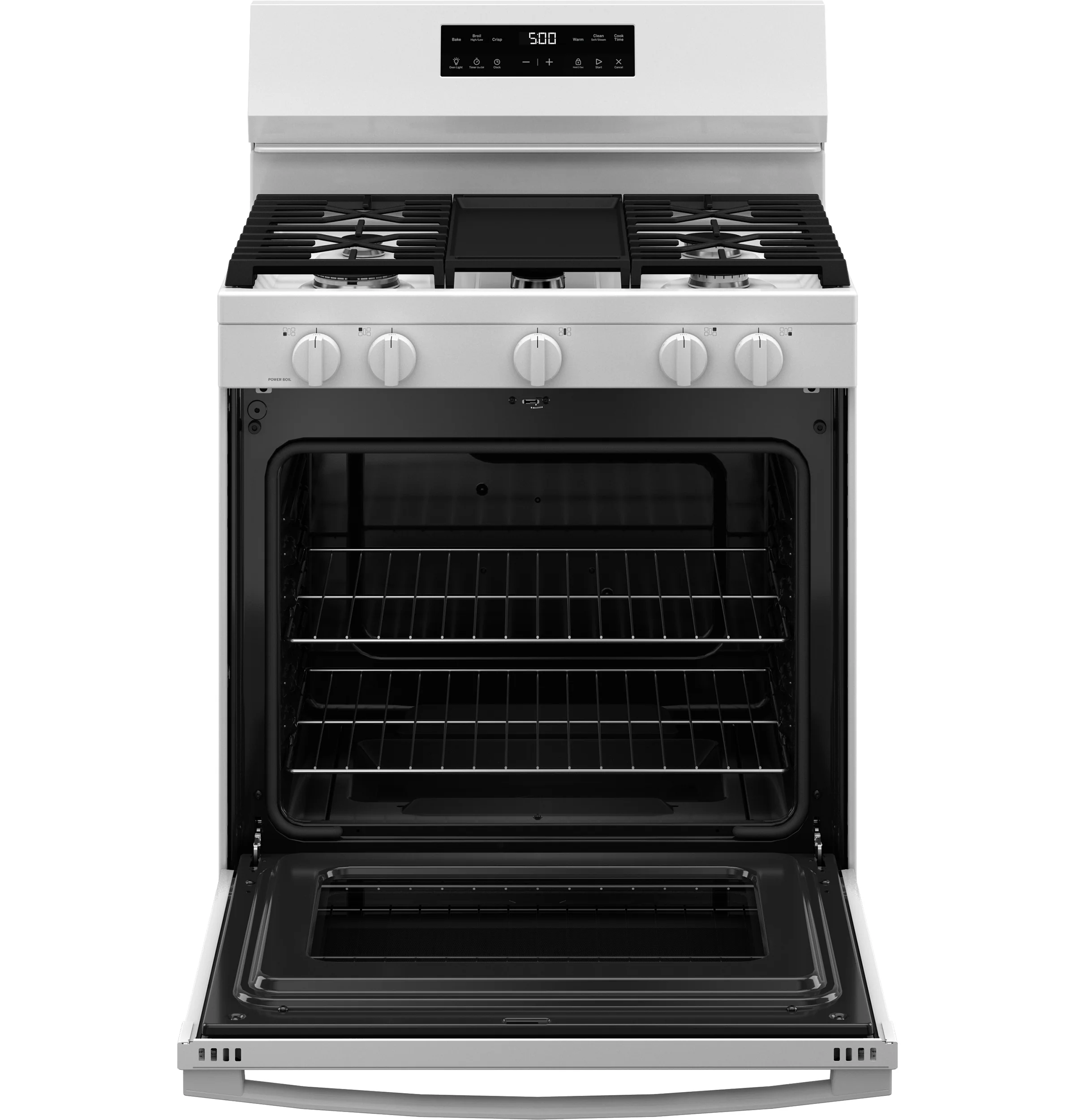 GE® 30" Free-Standing Gas Range with Crisp Mode GGF500PVWW - Image 4