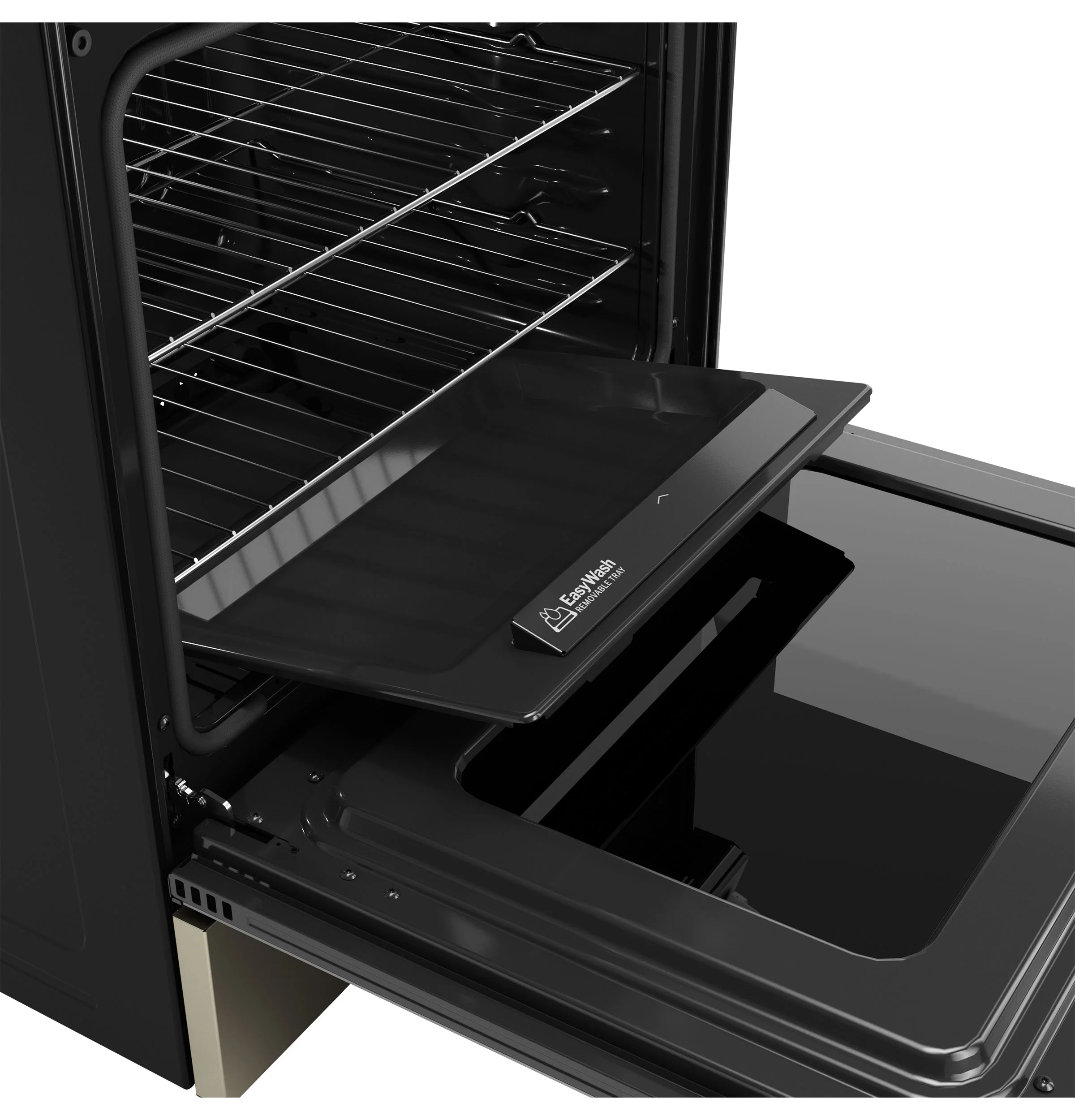 GE® 30" Slide-In Front-Control Convection Gas Range with No Preheat Air Fry and EasyWash™ Oven Tray GGS600AVES - Image 15