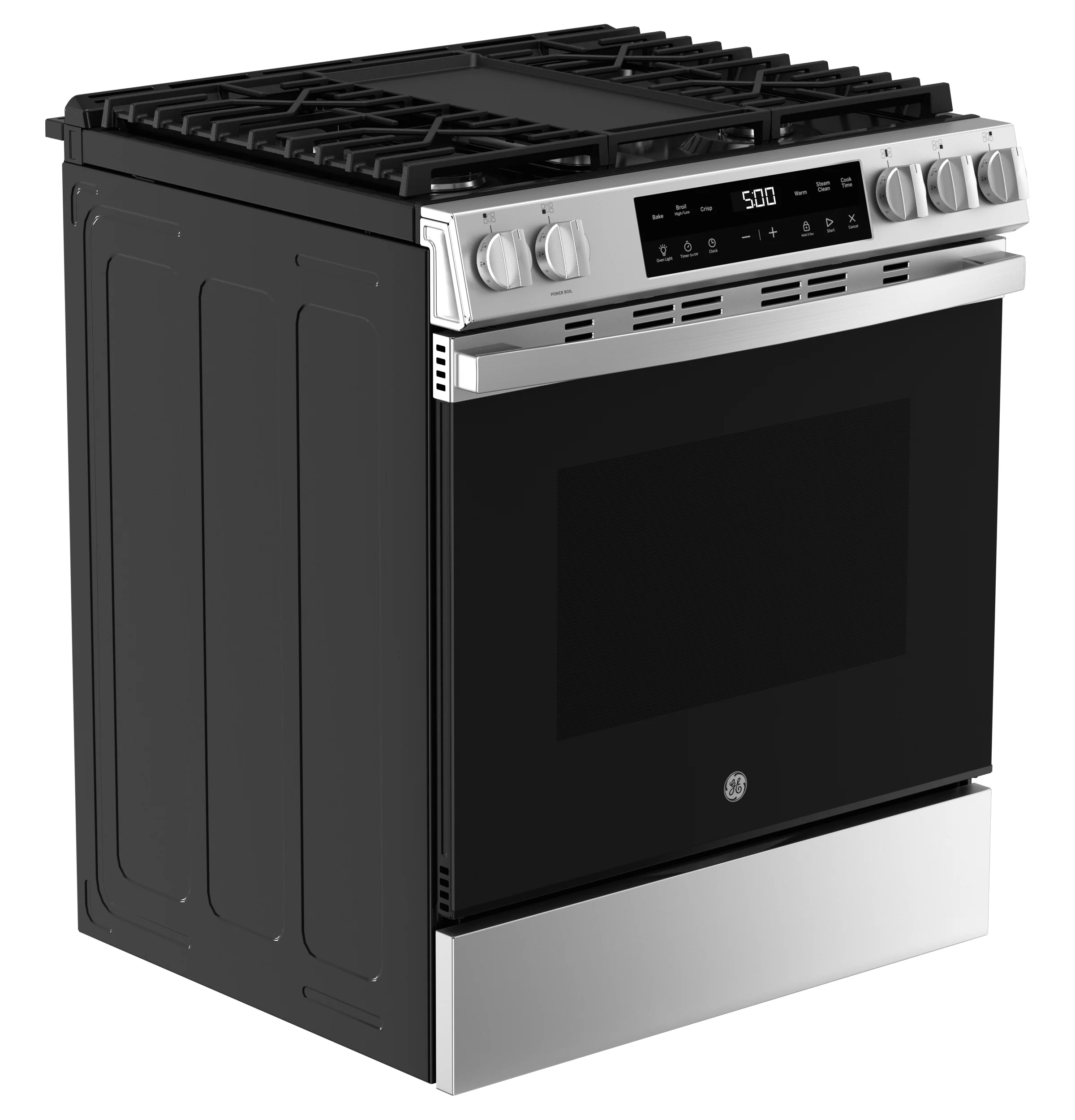 GE® 30" Slide-In Front Control Gas Range with Crisp Mode GGS500SVSS - Image 12