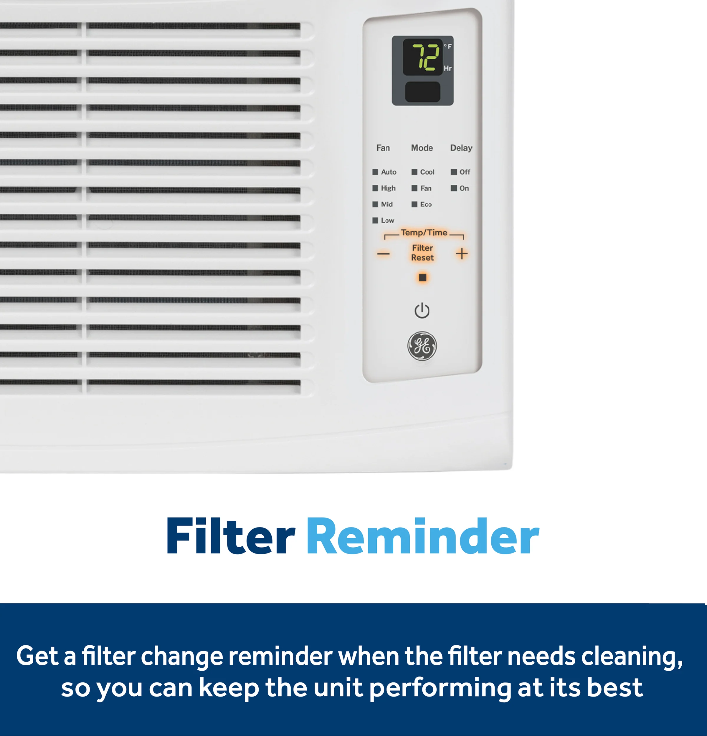 GE® 6,000 BTU Electronic Window Air Conditioner for Small Rooms up to 250 sq ft. AWCS06BWF - Image 2