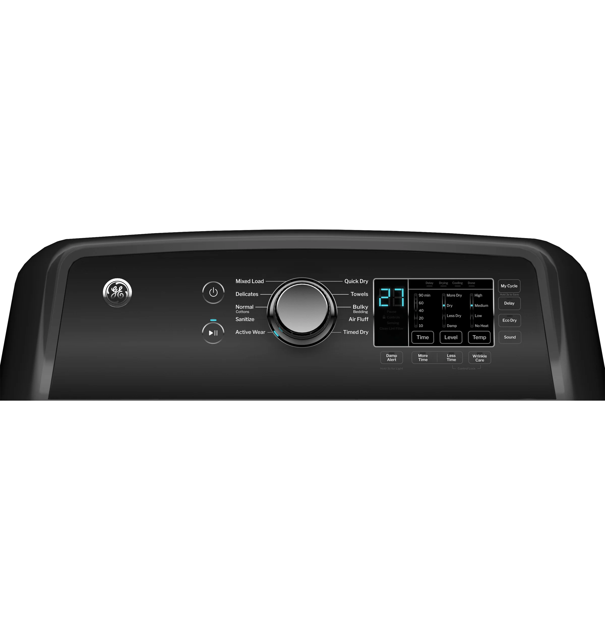 GE® 7.4 cu. ft. Capacity Electric Dryer with Up To 120 ft. Venting and Sensor Dry GTD58EBPVDG - Image 6