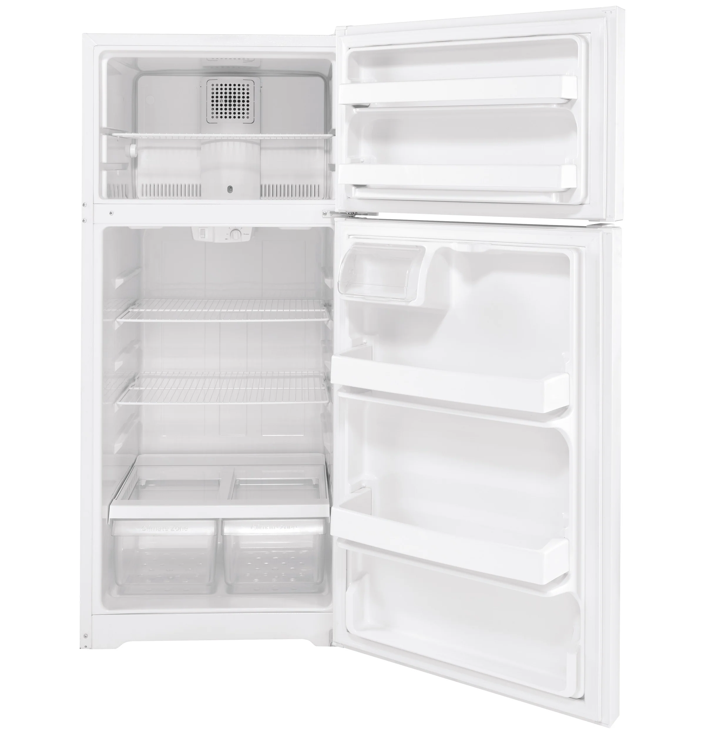 GE® ENERGY STAR® 16.6 Cu. Ft. Top-Freezer Refrigerator GTE17DTNRWW - Image 4