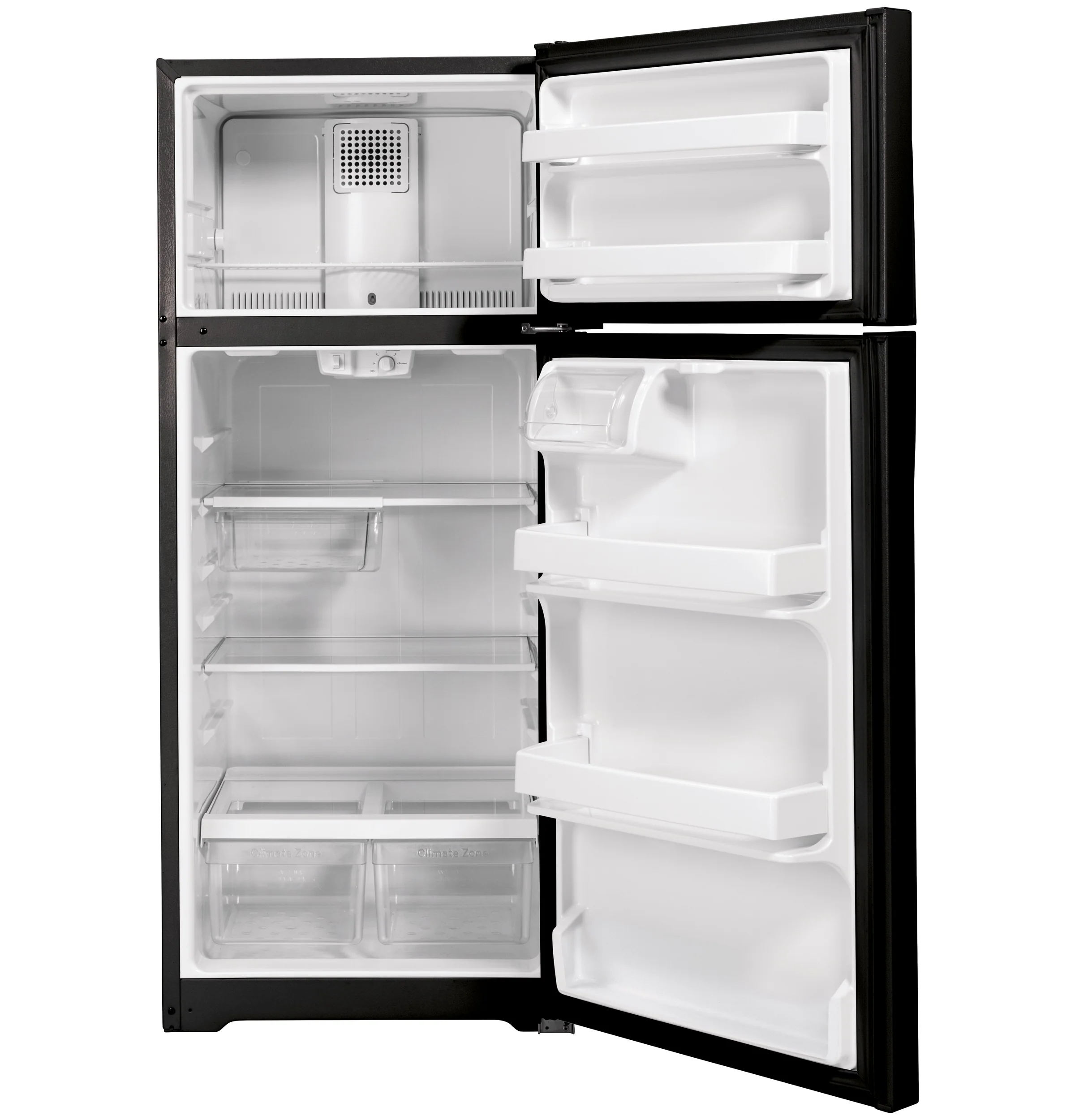GE® ENERGY STAR® 16.6 Cu. Ft. Top-Freezer Refrigerator GTE17GTNRBB - Image 4