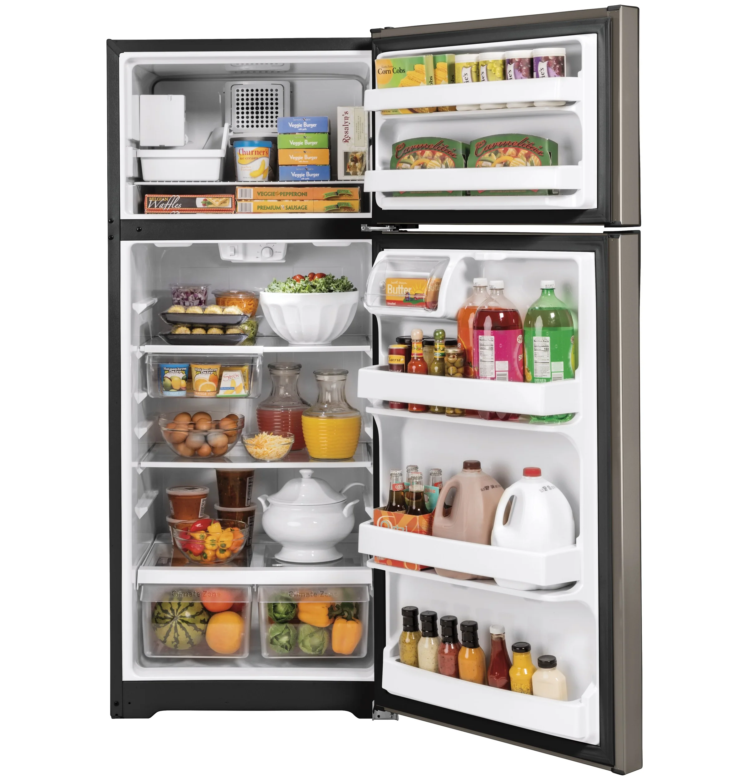 GE® ENERGY STAR® 17.5 Cu. Ft. Top-Freezer Refrigerator GIE18GCNRSA - Image 6