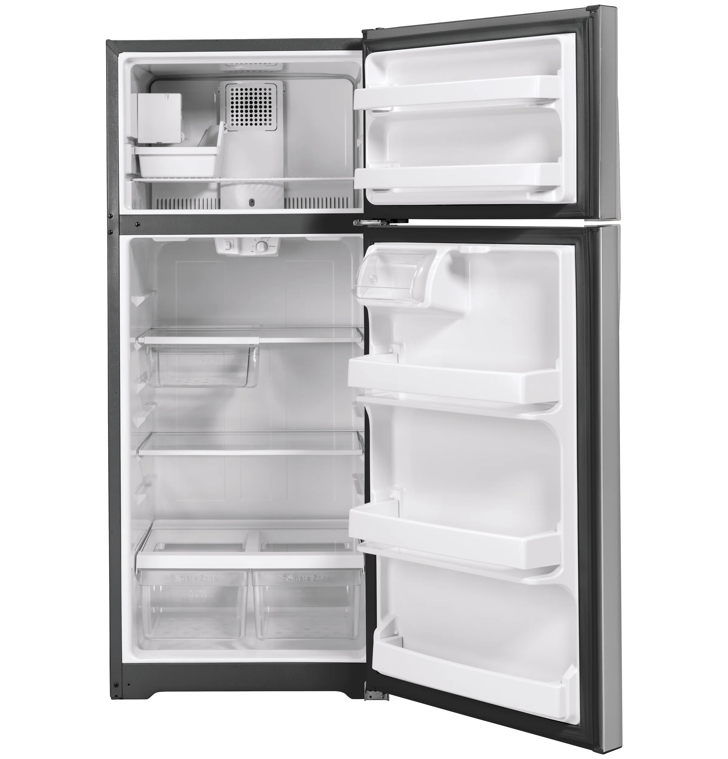 GE® ENERGY STAR® 17.5 Cu. Ft. Top-Freezer Refrigerator GIE18GSNRSS - Image 4