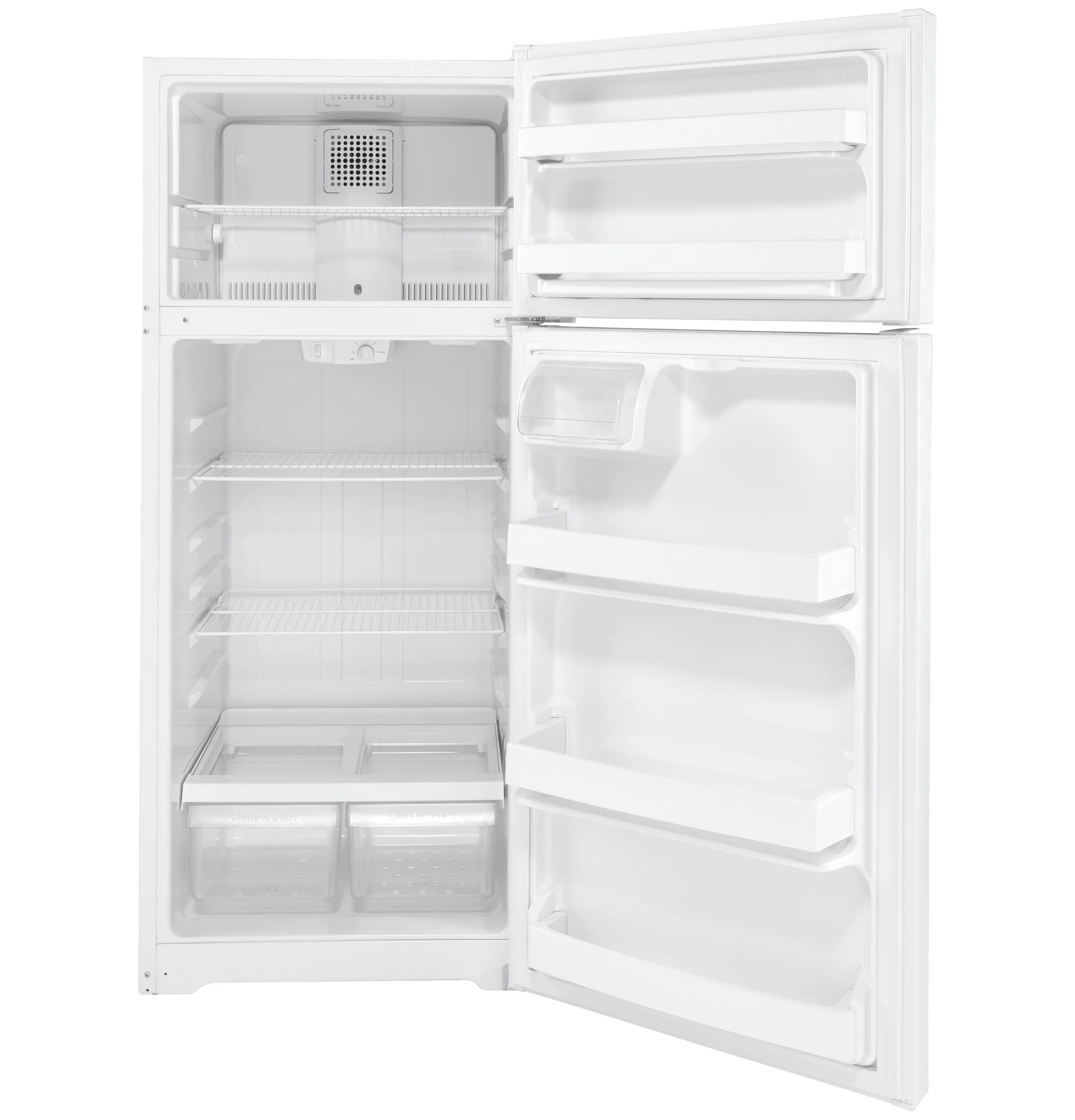 GE® ENERGY STAR® 17.5 Cu. Ft. Top-Freezer Refrigerator GTE18DTNRWW - Image 4