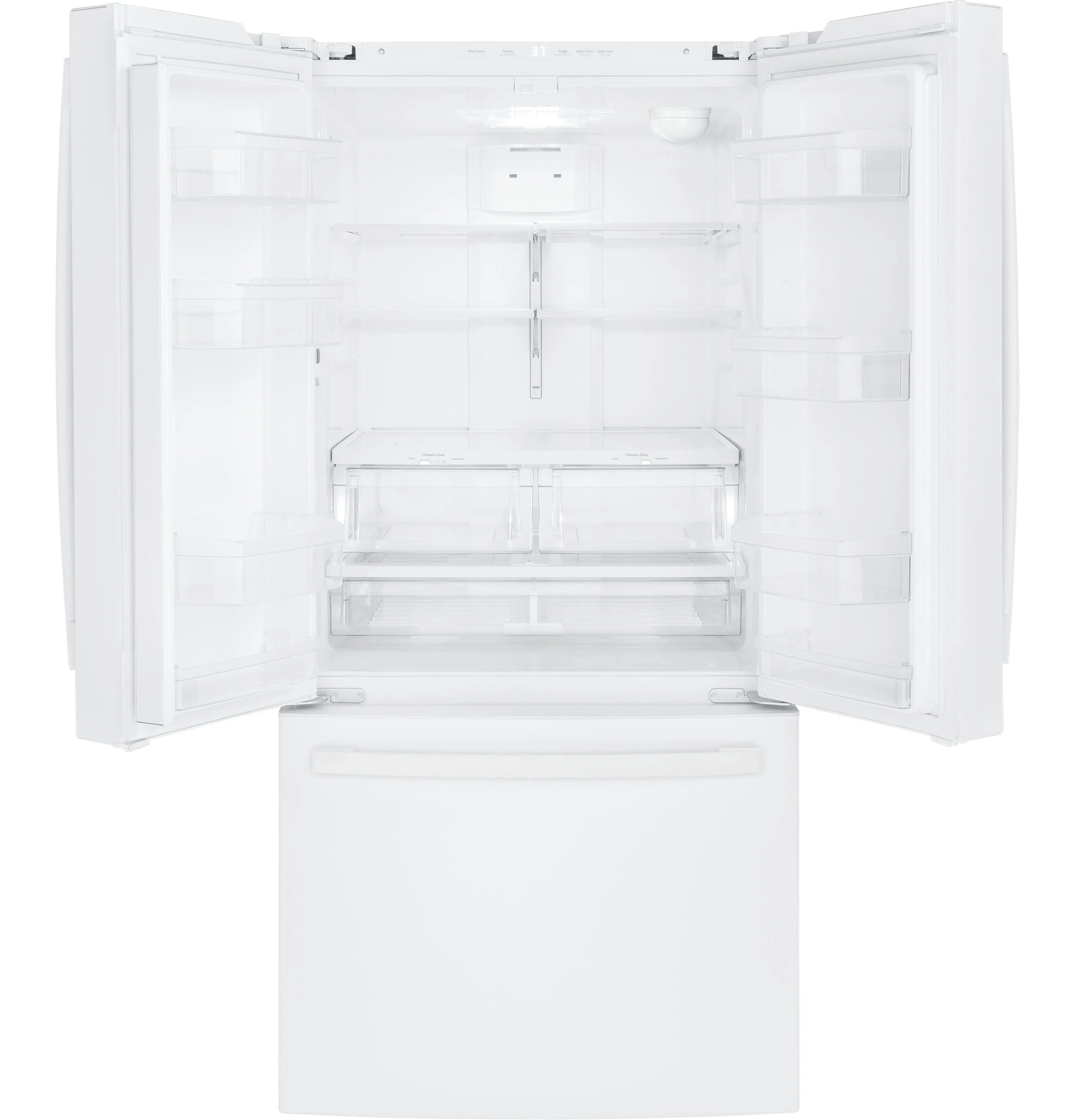 GE® ENERGY STAR® 18.6 Cu. Ft. Counter-Depth French-Door Refrigerator GWE19JGLWW - Image 6