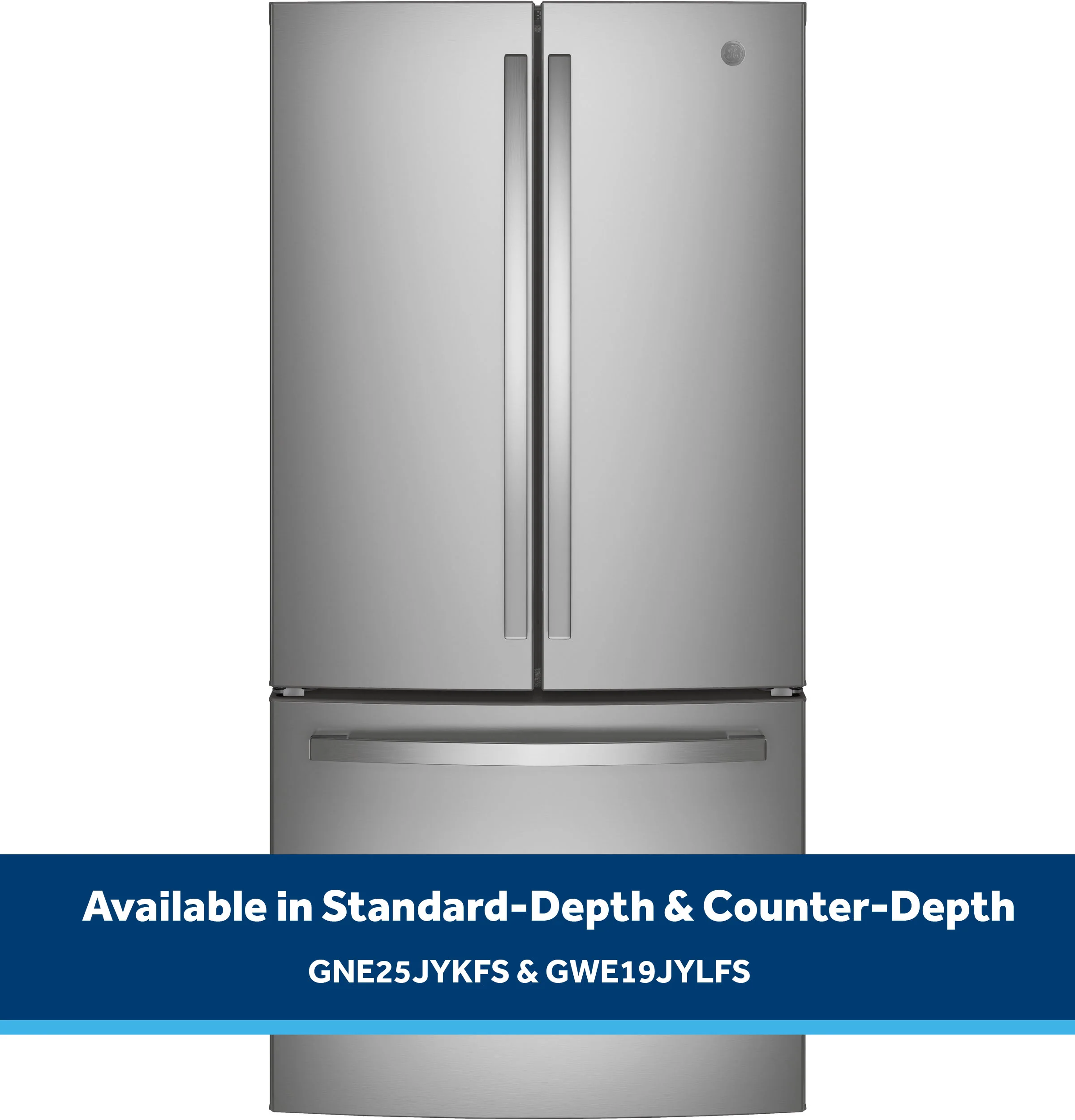 GE® ENERGY STAR® 18.6 Cu. Ft. Counter-Depth French-Door Refrigerator GWE19JYLFS - Image 11