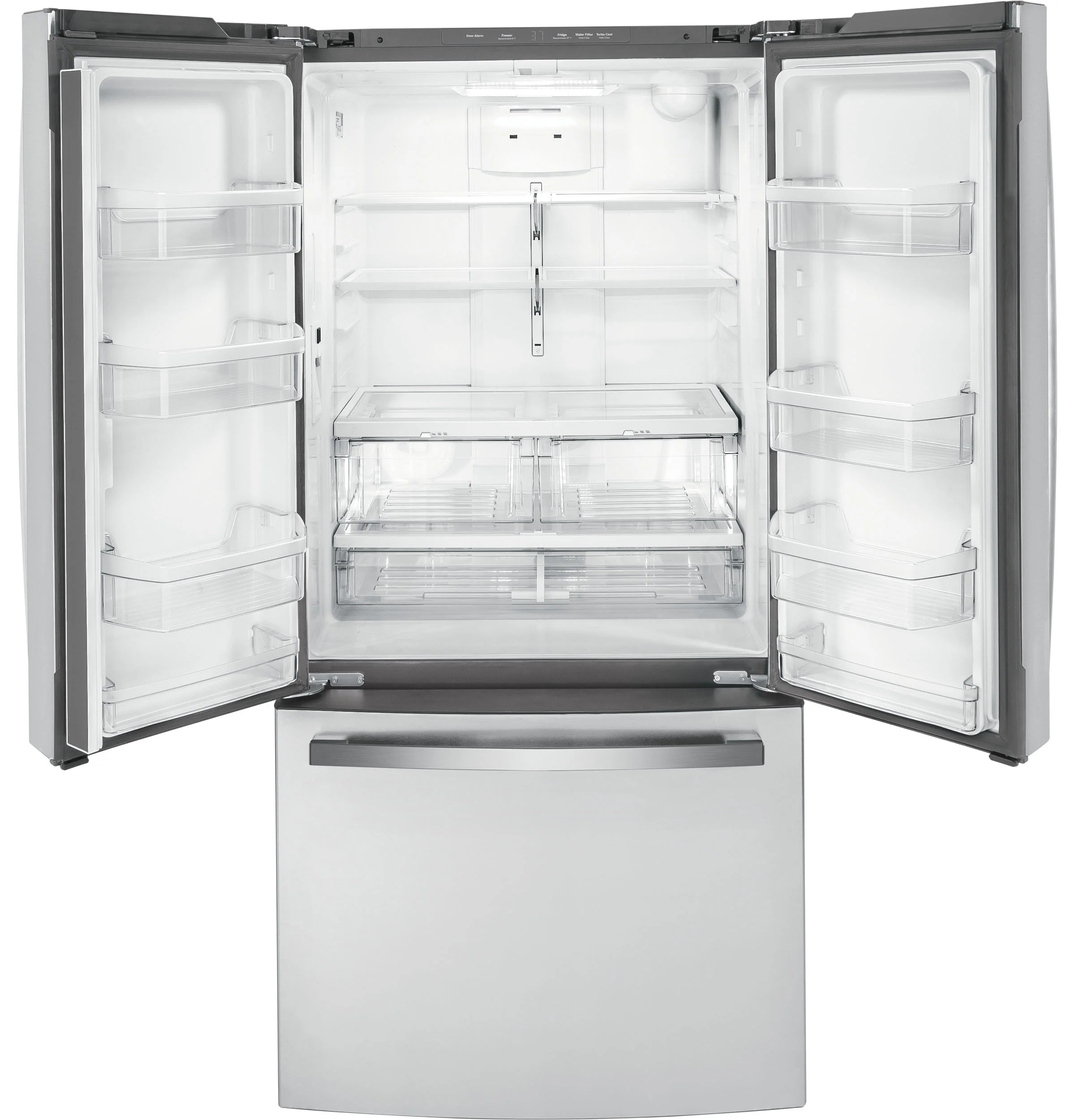 GE® ENERGY STAR® 18.6 Cu. Ft. Counter-Depth French-Door Refrigerator GWE19JYLFS - Image 3