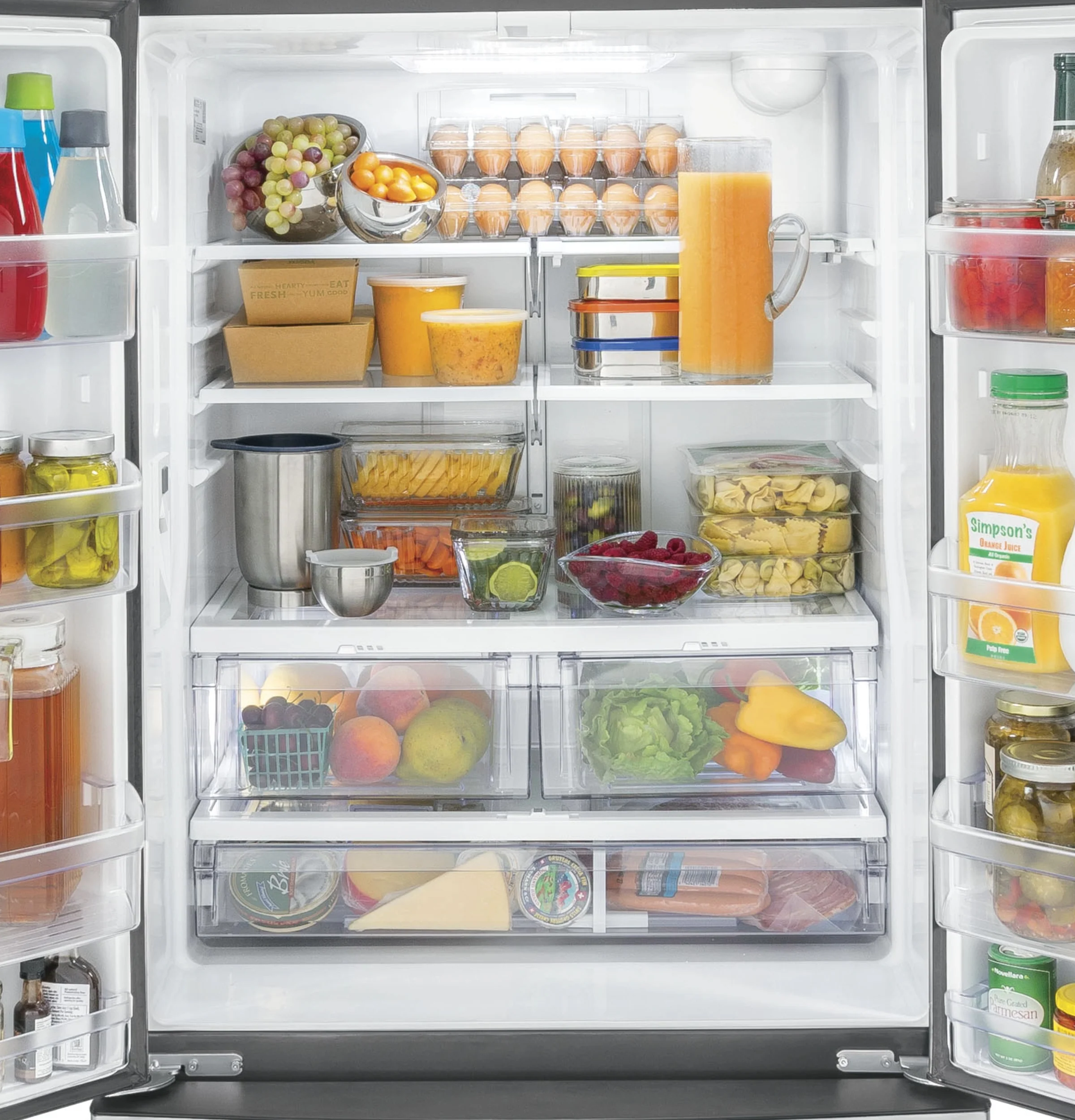 GE® ENERGY STAR® 18.6 Cu. Ft. Counter-Depth French-Door Refrigerator GWE19JYLFS - Image 5