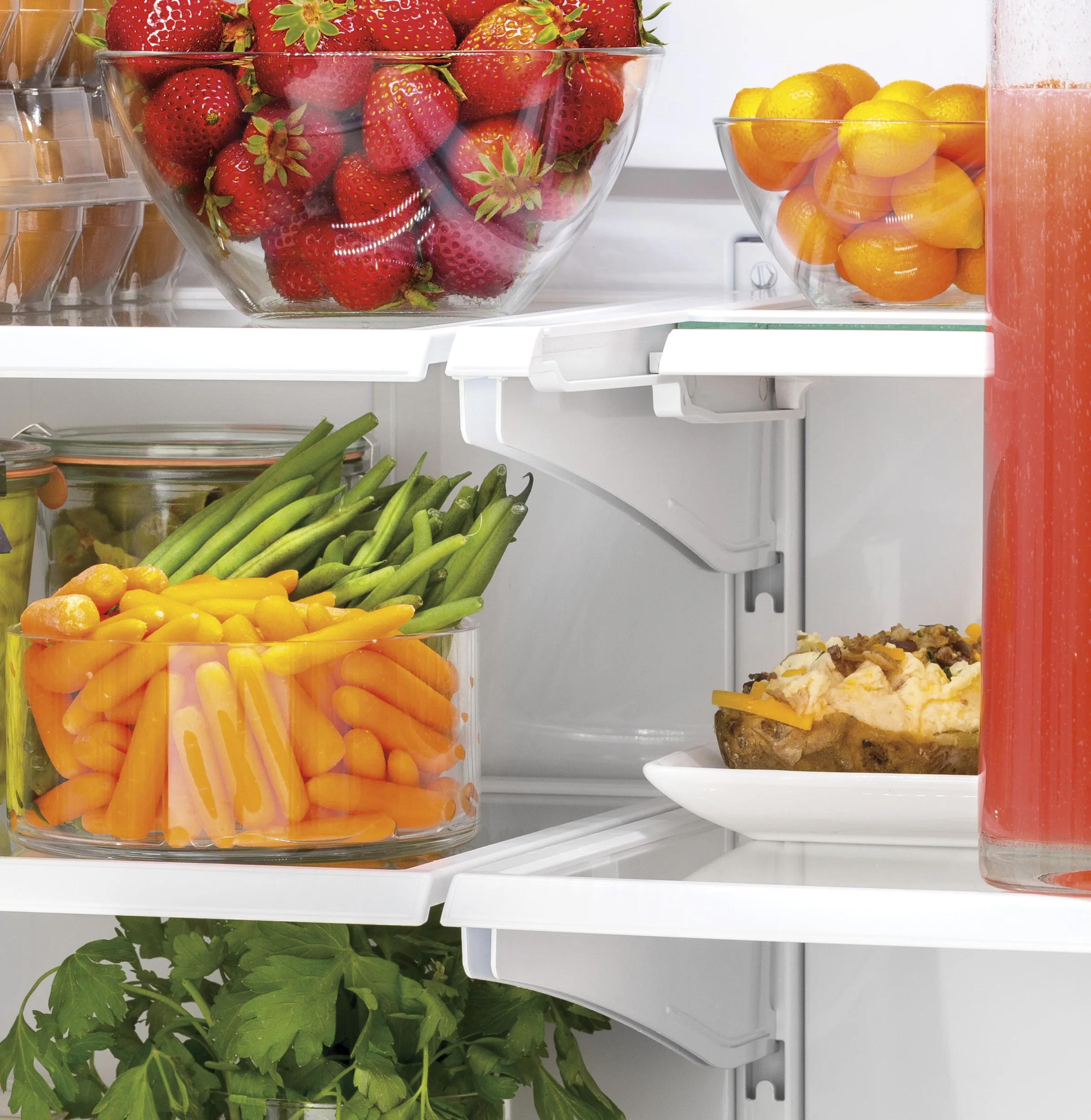 GE® ENERGY STAR® 18.6 Cu. Ft. Counter-Depth French-Door Refrigerator GWE19JYLFS - Image 6