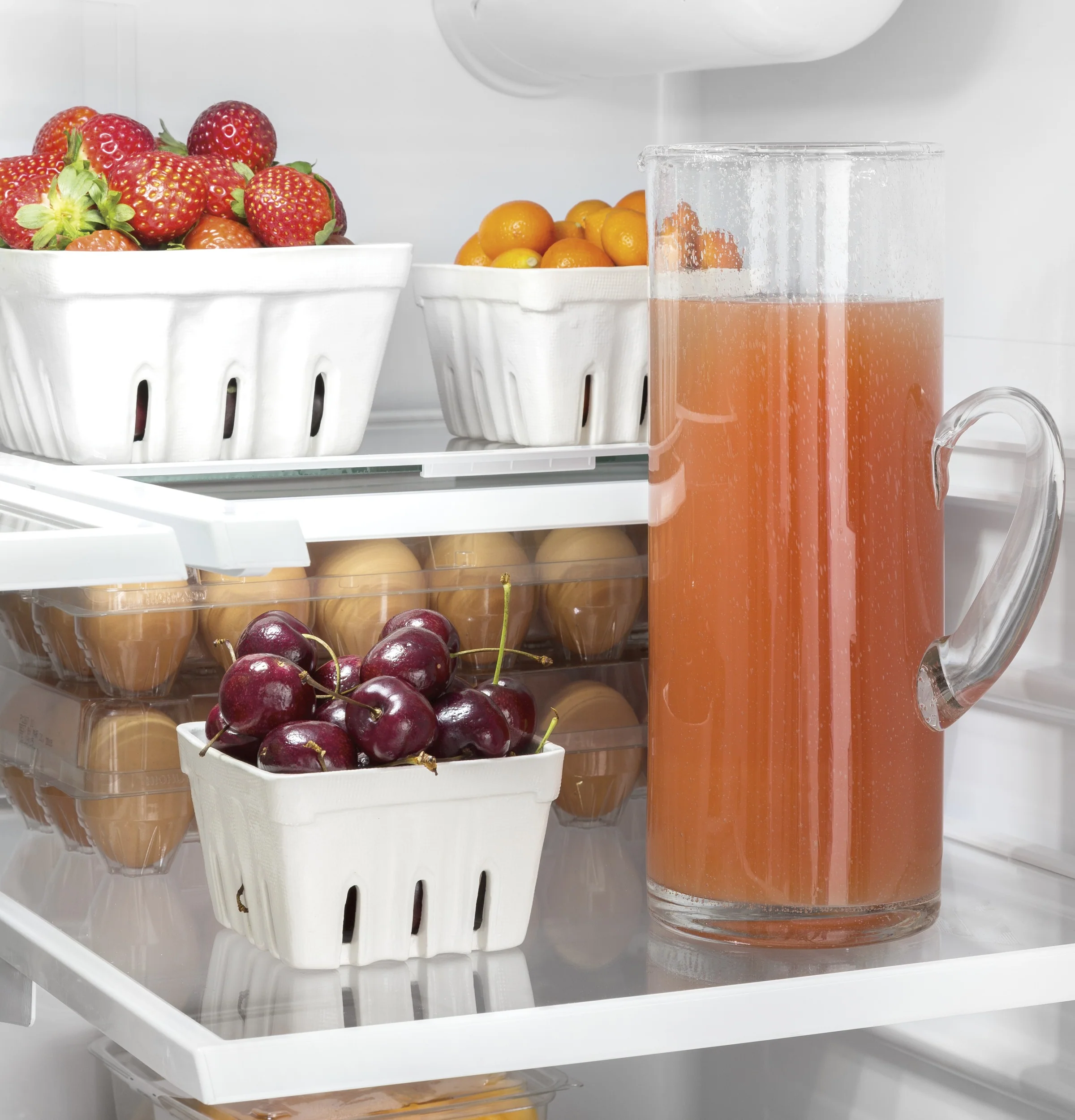 GE® ENERGY STAR® 21.9 Cu. Ft. Fingerprint Resistant Counter-Depth French-Door Refrigerator GWE22JYMFS - Image 8