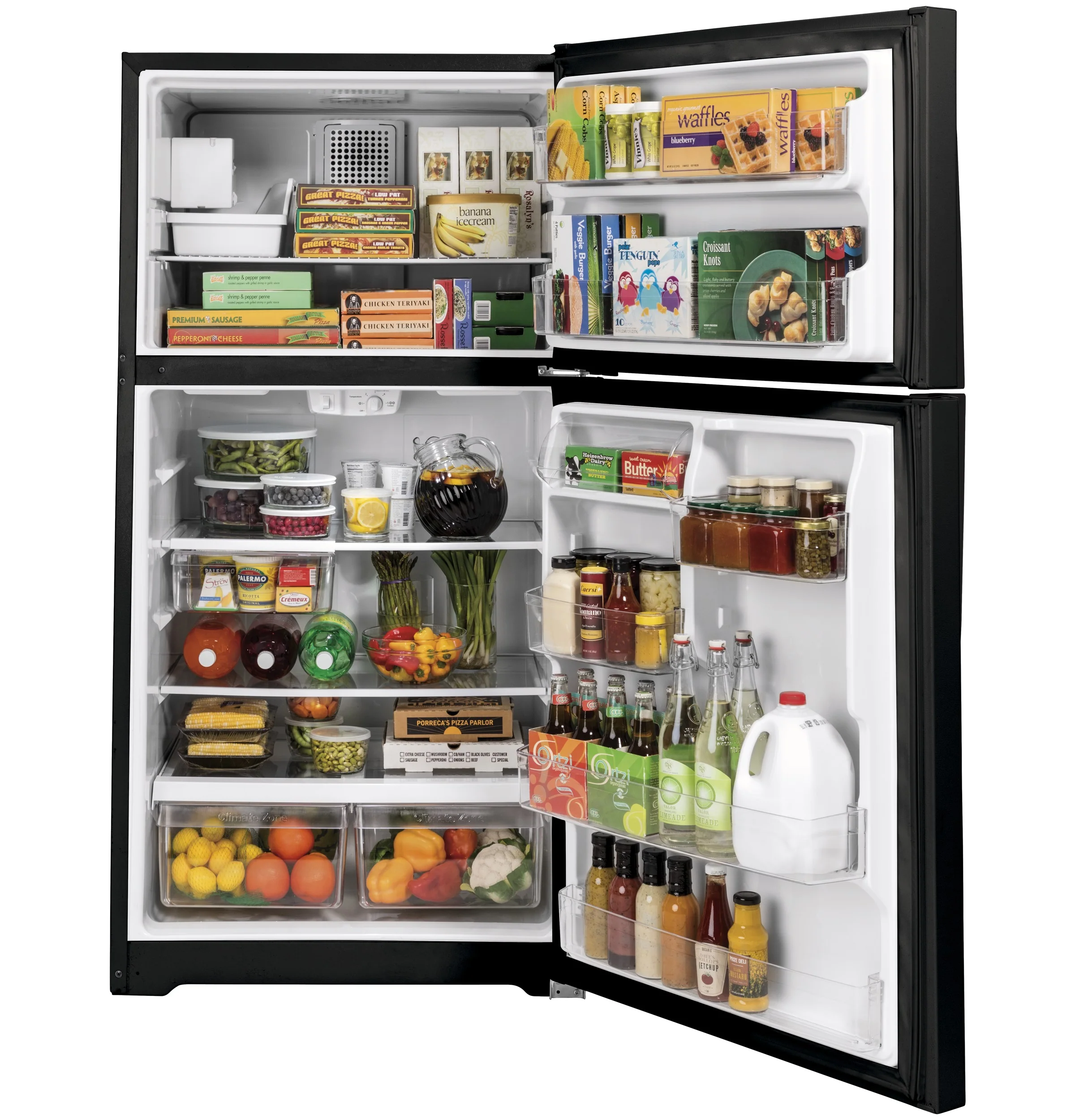 GE® ENERGY STAR® 21.9 Cu. Ft. Top-Freezer Refrigerator GIE22JTNRBB - Image 3