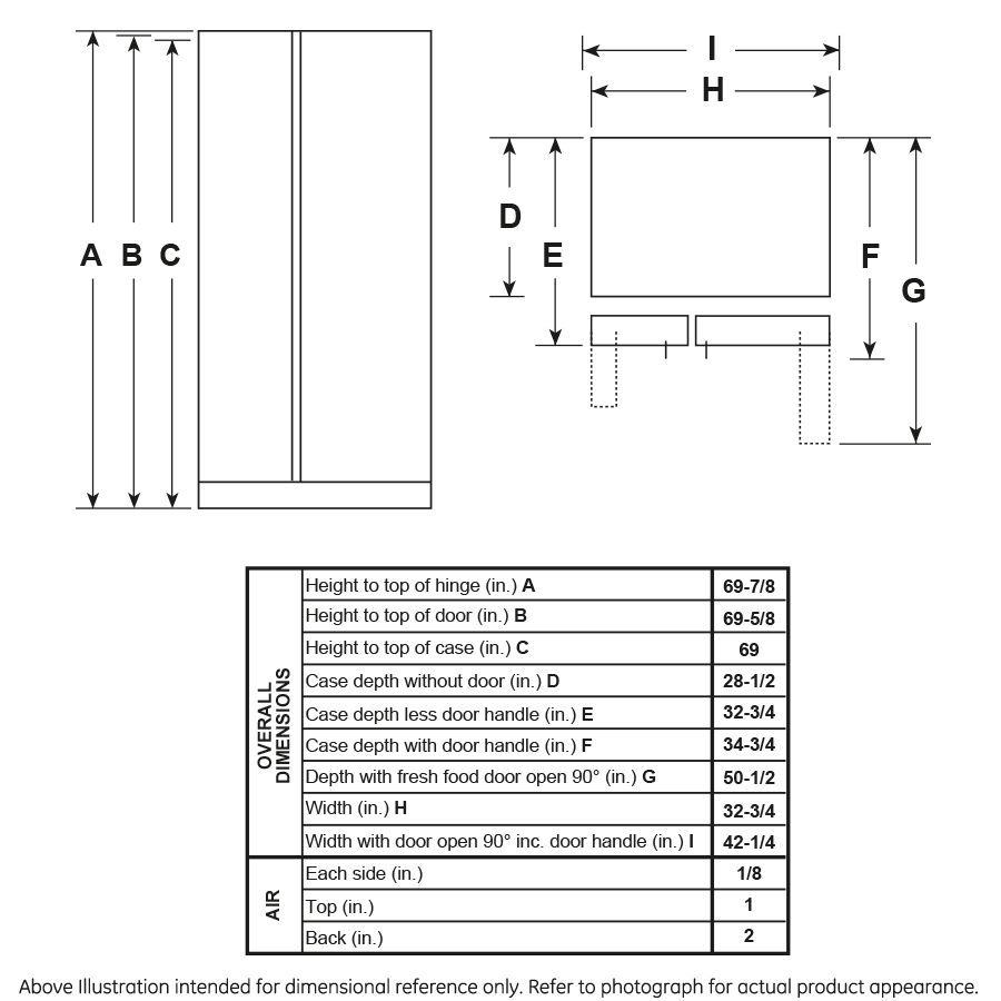 GE® ENERGY STAR® 23.0 Cu. Ft. Side-By-Side Refrigerator GSE23GYPFS - Image 9