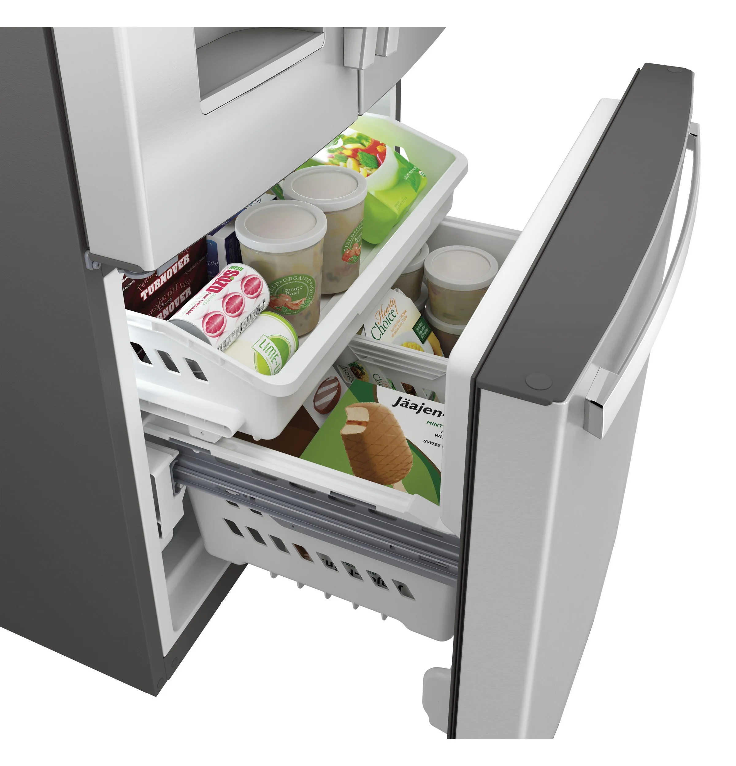 GE® ENERGY STAR® 23.6 Cu. Ft. French-Door Refrigerator GFE24JYKFS - Image 5