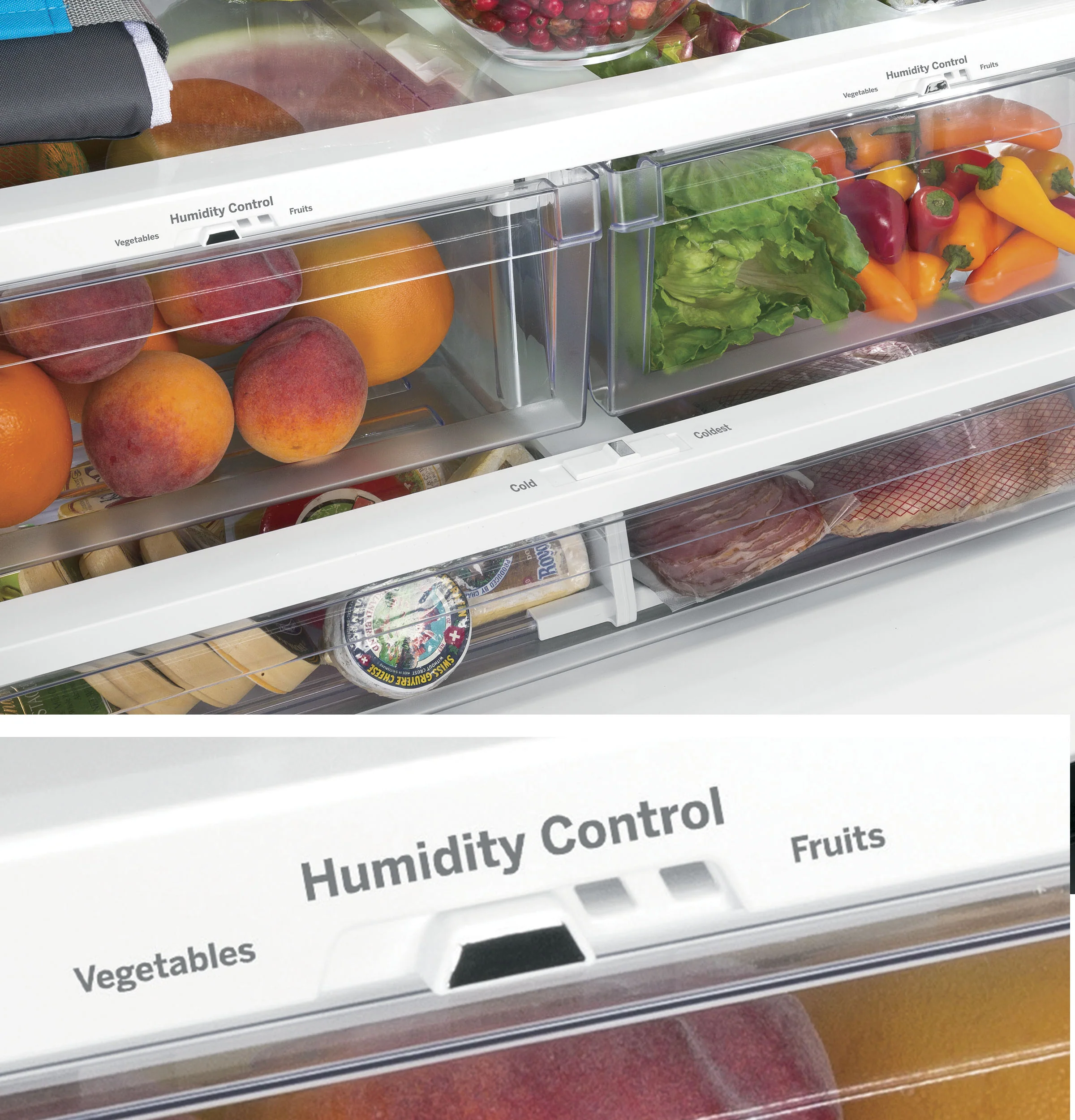 GE® ENERGY STAR® 24.7 Cu. Ft. French-Door Refrigerator GNE25JMKES - Image 2