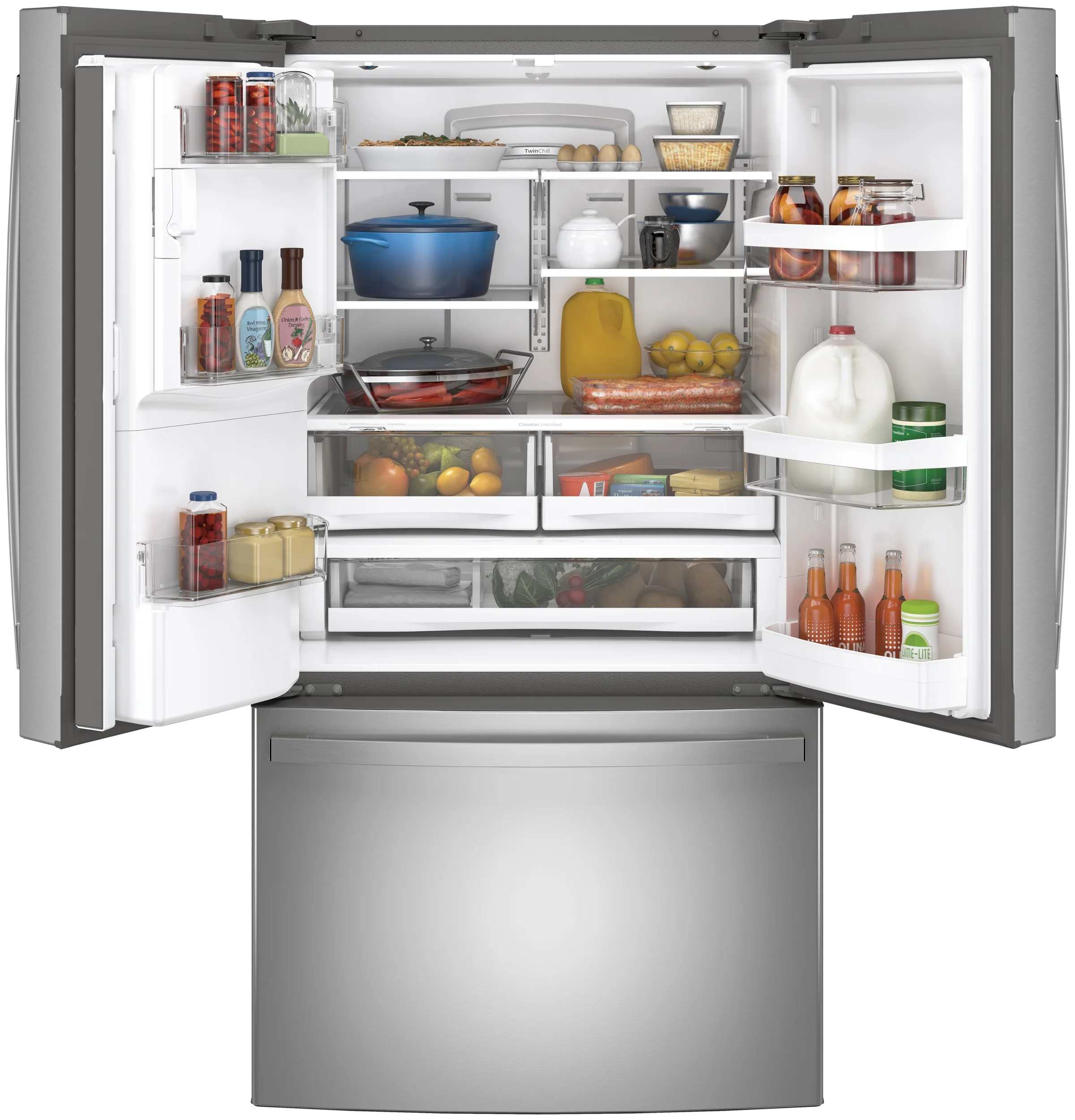 GE® ENERGY STAR® 24.7 Cu. Ft. French-Door Refrigerator GNE25JYKFS - Image 6