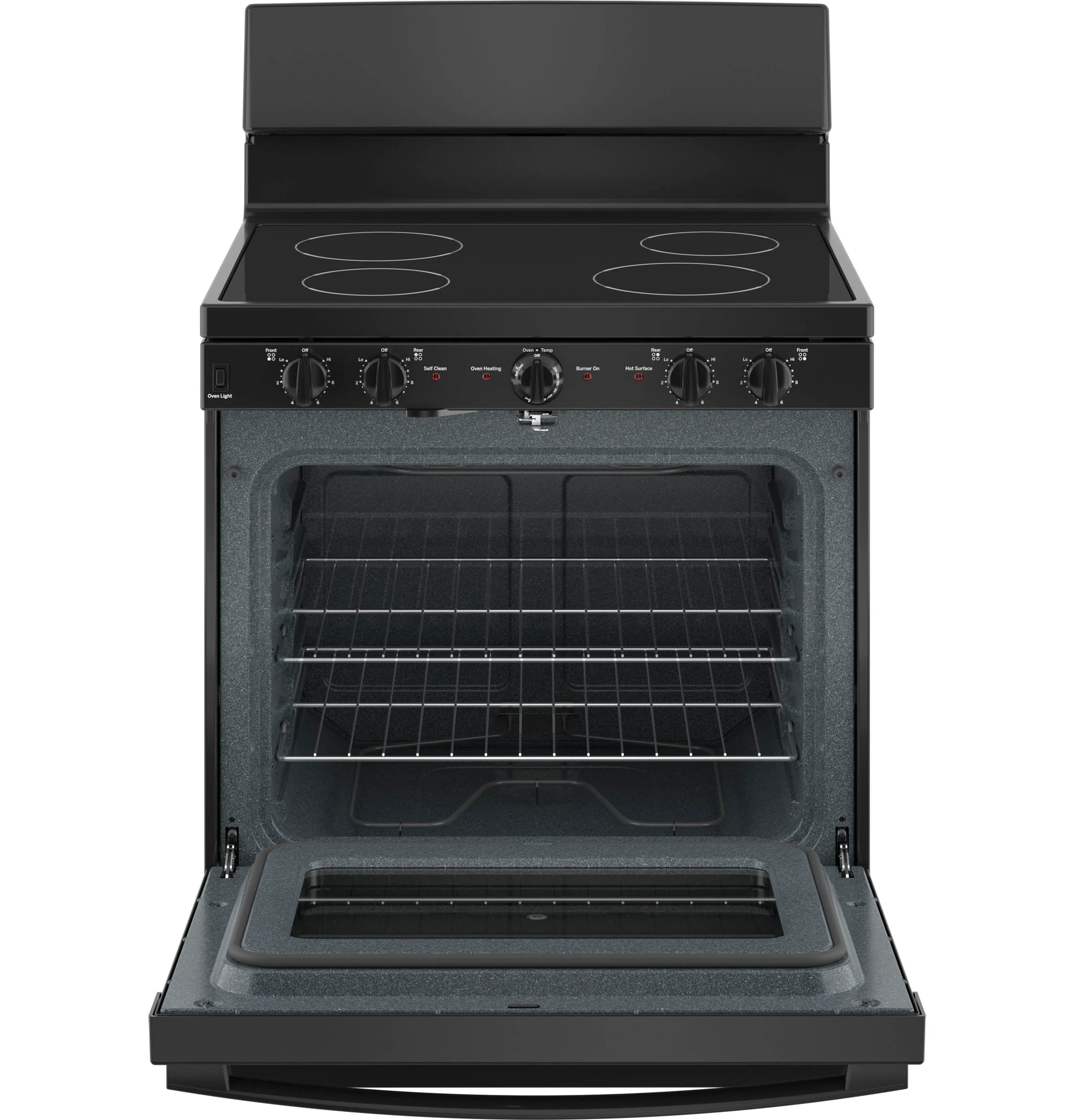 GE® ENERGY STAR® 30” Free-Standing Electric Radiant Smooth Cooktop Range JB480DYBB - Image 3