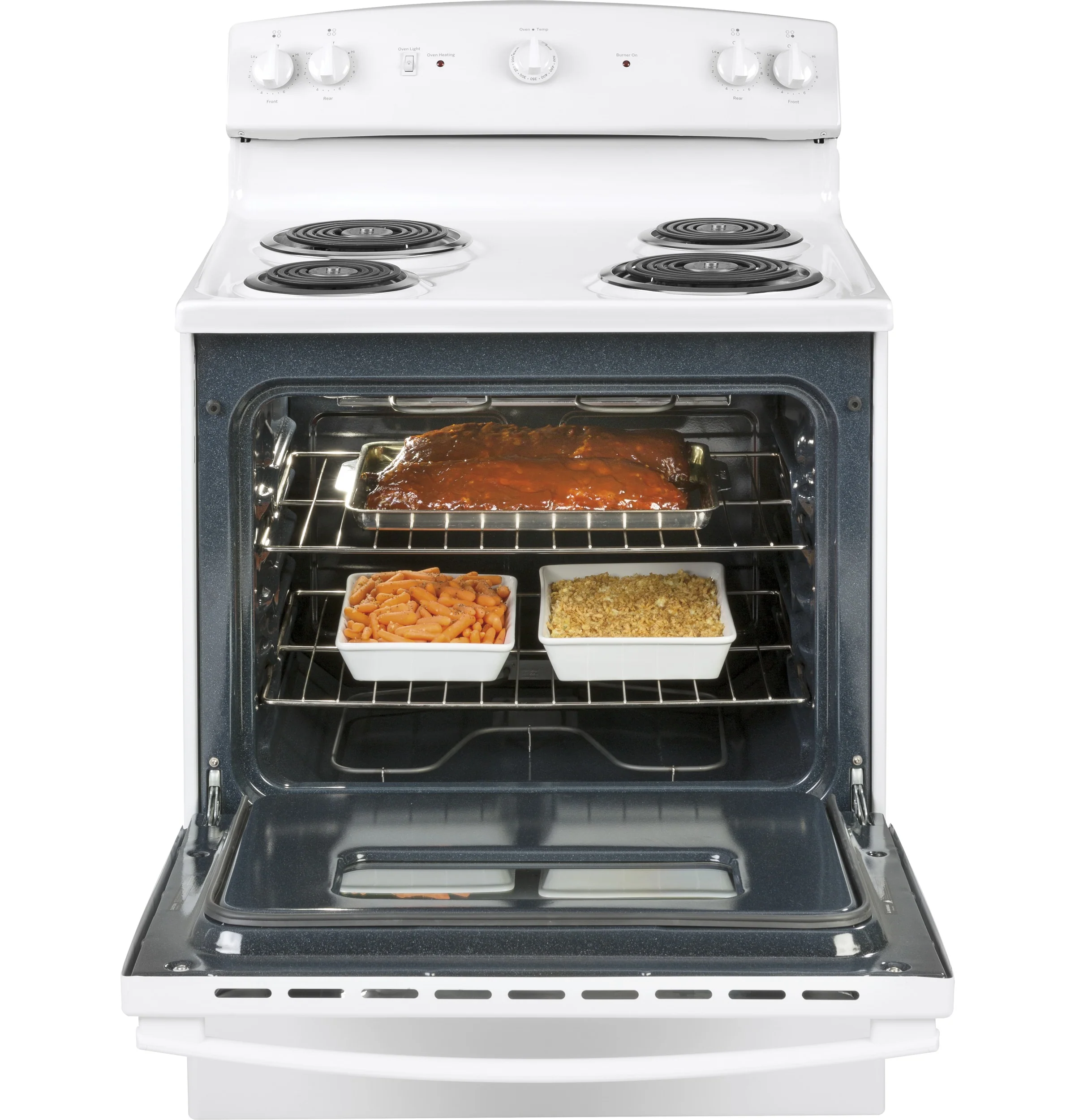 GE® ENERGY STAR® 30" Free-Standing Electric Range JBS160DMWW - Image 4