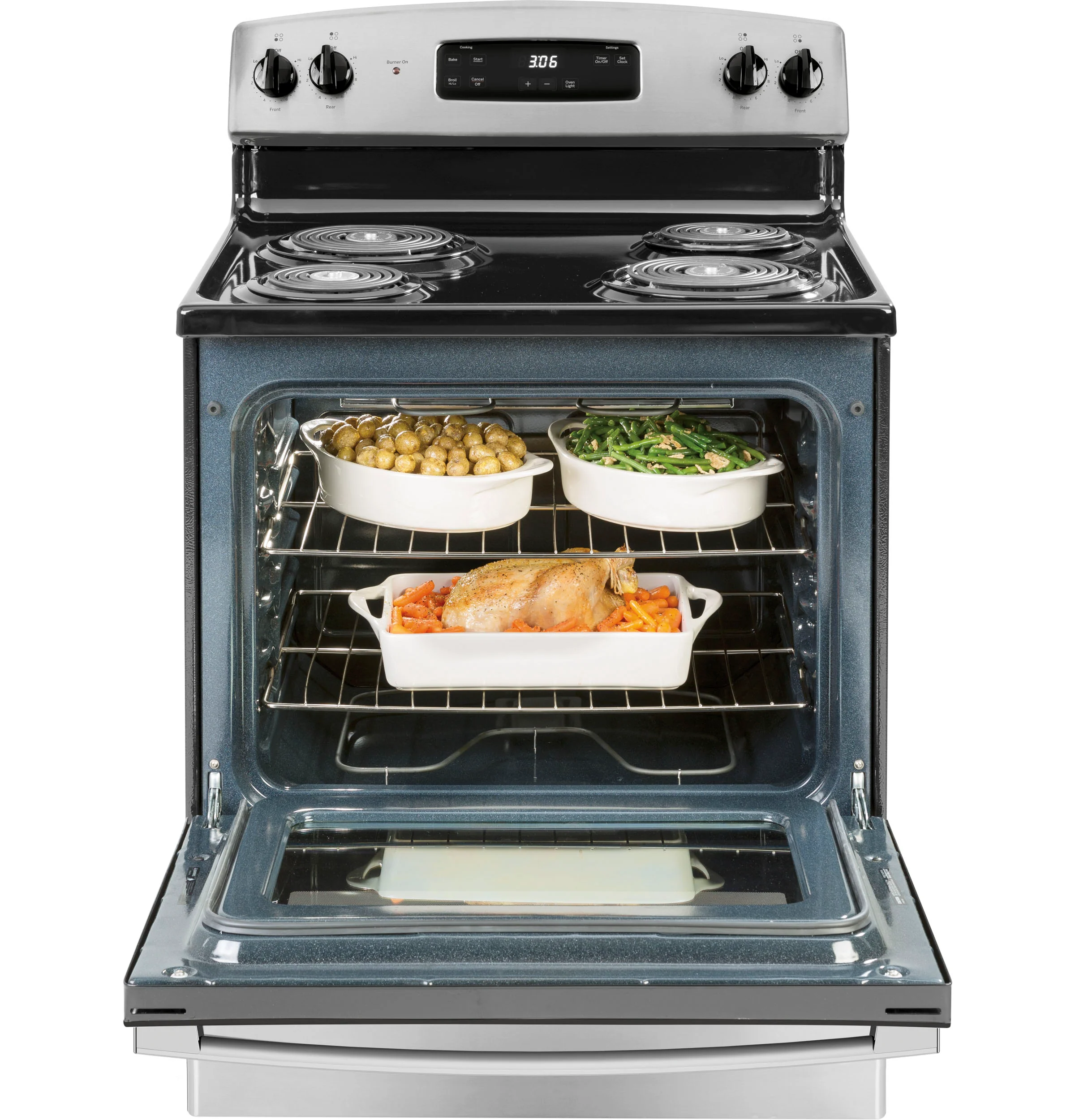 GE® ENERGY STAR® 30" Free-Standing Electric Range JBS360RTSS - Image 10