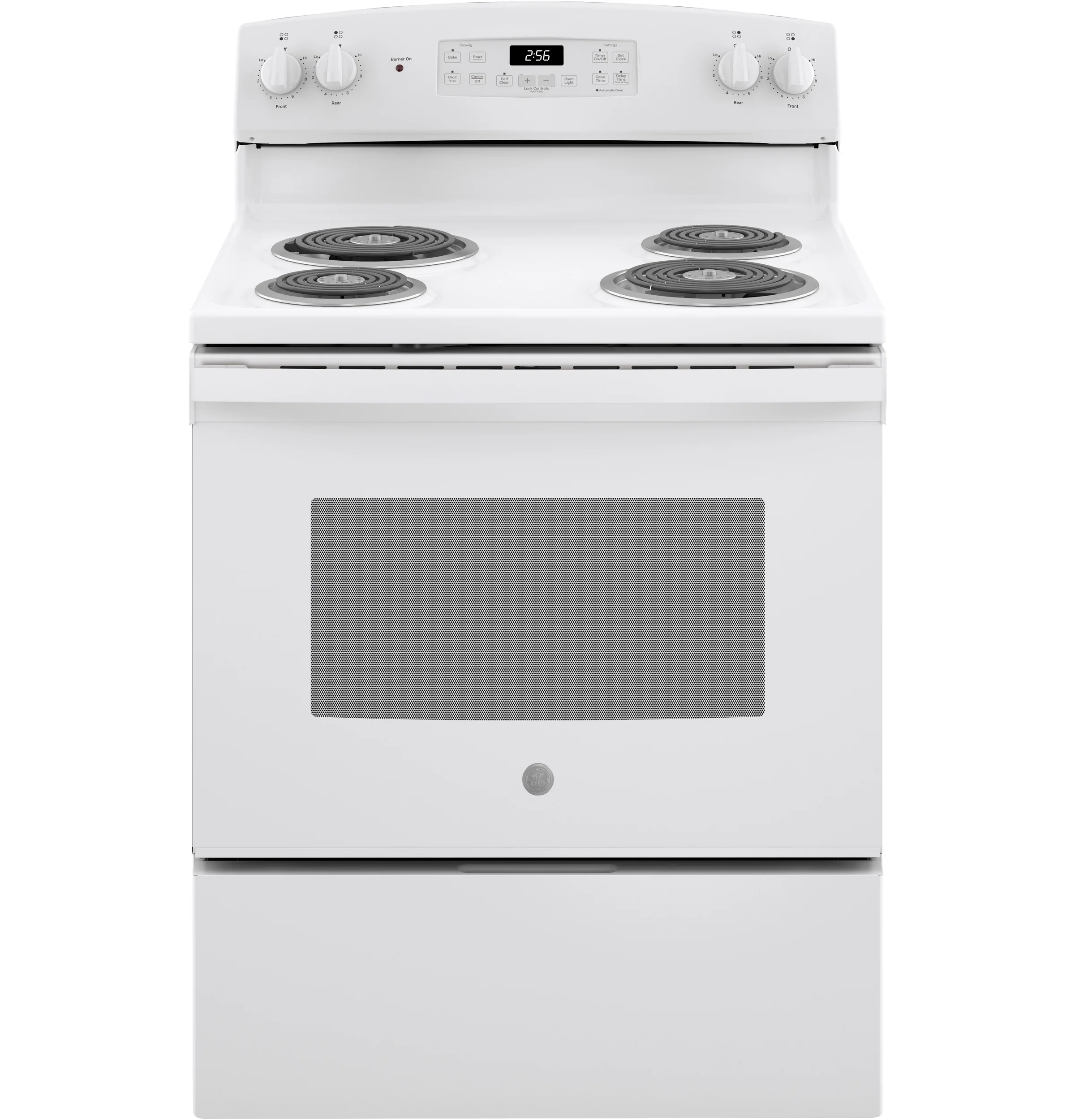 GE® ENERGY STAR® 30" Free-Standing Self-Clean Electric Range JB256DMWW - Image 2