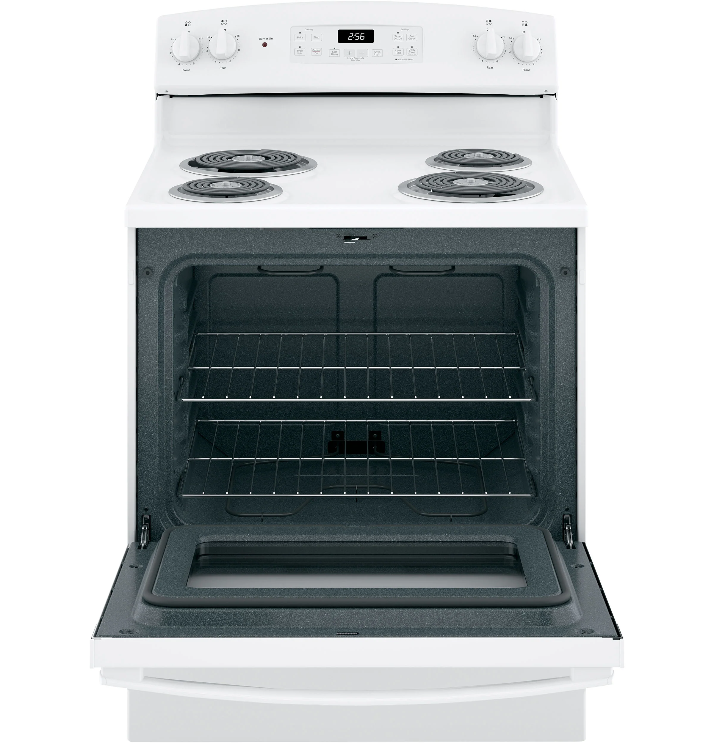 GE® ENERGY STAR® 30" Free-Standing Self-Clean Electric Range JB256DMWW - Image 3