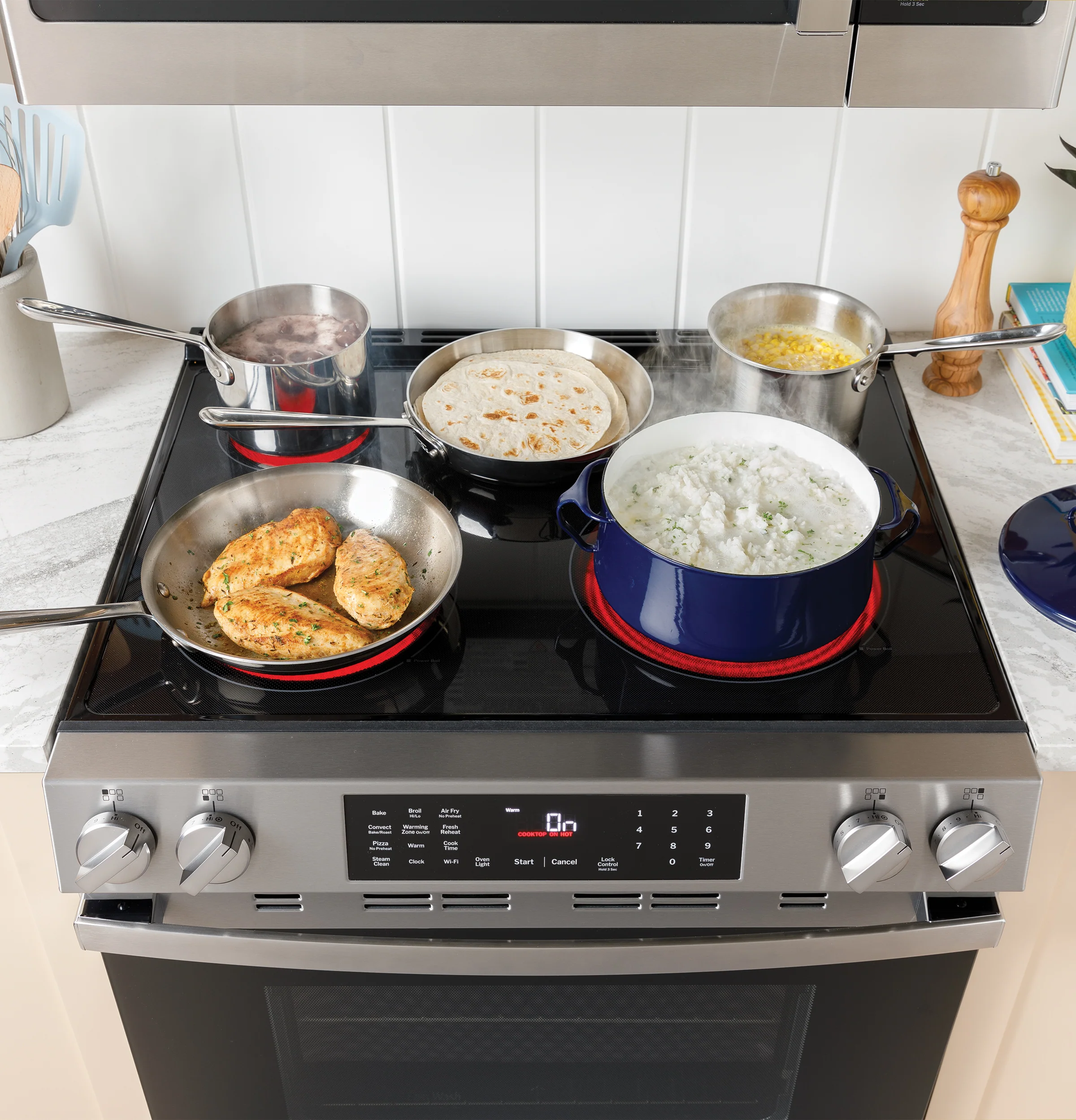 GE® ENERGY STAR® 30" Slide-In Electric Range with Crisp Mode GRS500PVBB - Image 12