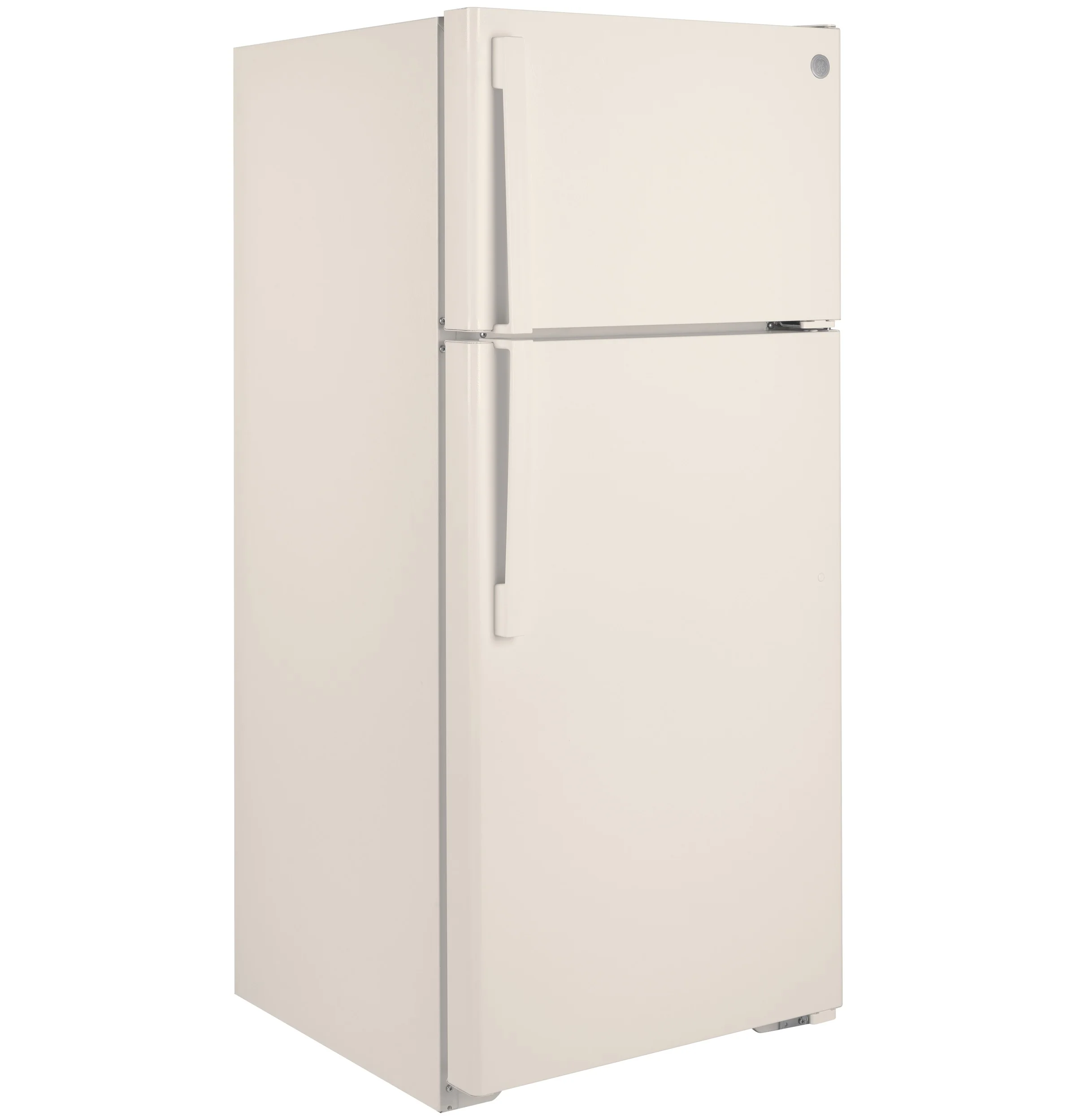 GE 16.6 Cu. Ft. Bisque Top Freezer Refrigerator GTE17DTNRCC - Image 3