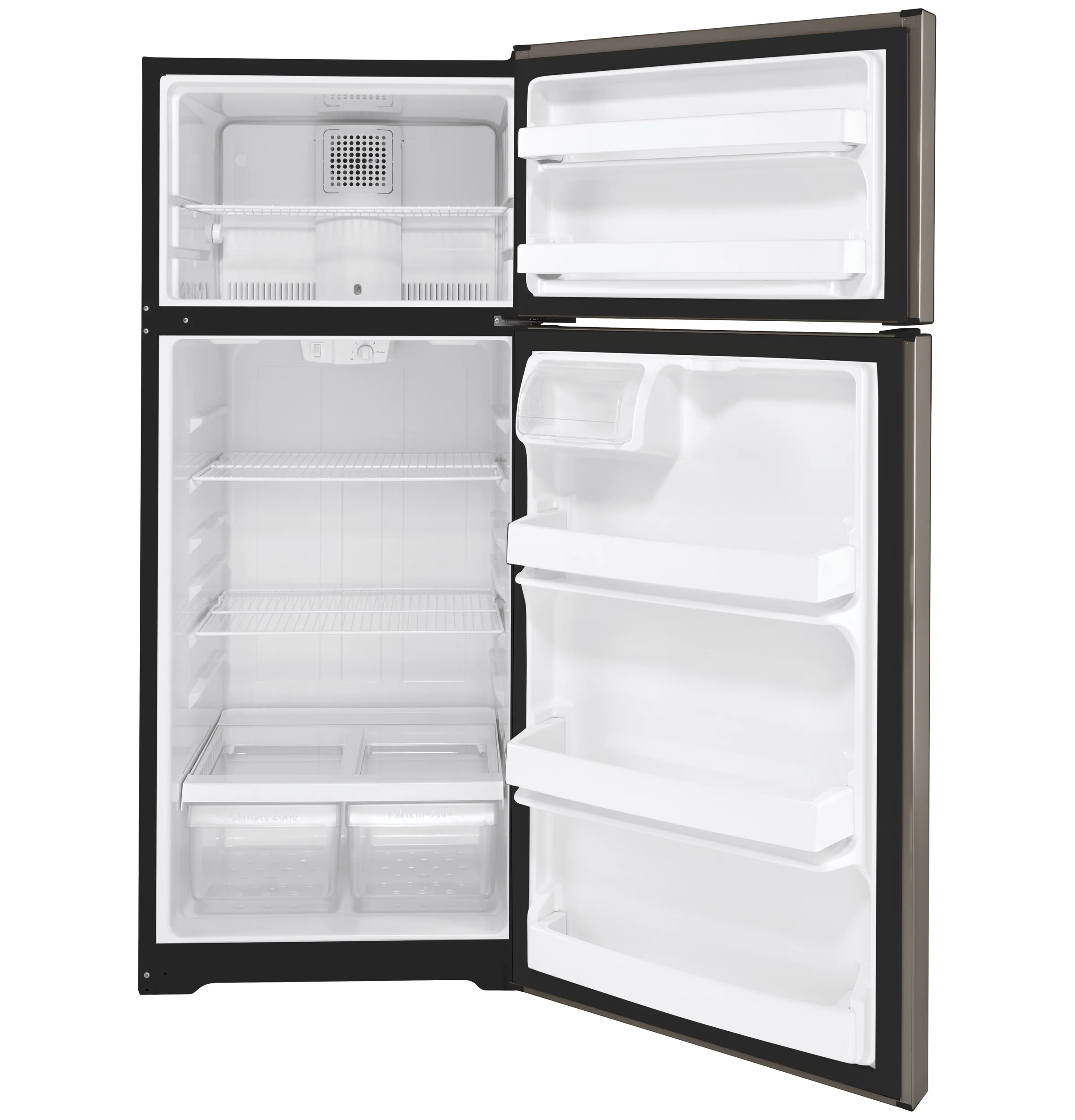 GE 17.5 Cu. Ft. Silver Top Freezer Refrigerator GTE18DCNRSA - Image 5