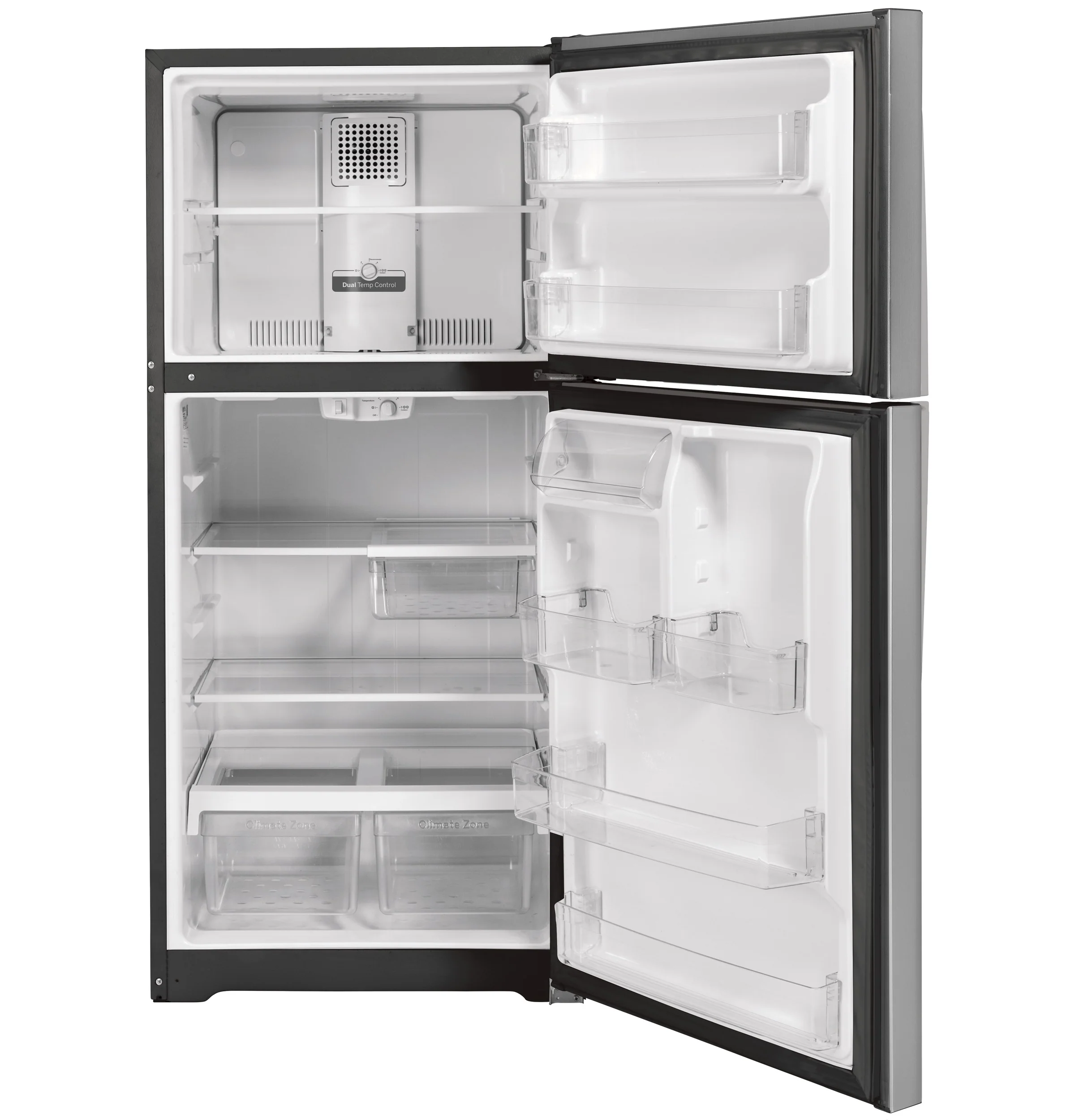 GE 19.2 Cu. Ft. Fingerprint Resistant Stainless Steel Top Freezer Refrigerator GTS19KYNRFS - Image 4