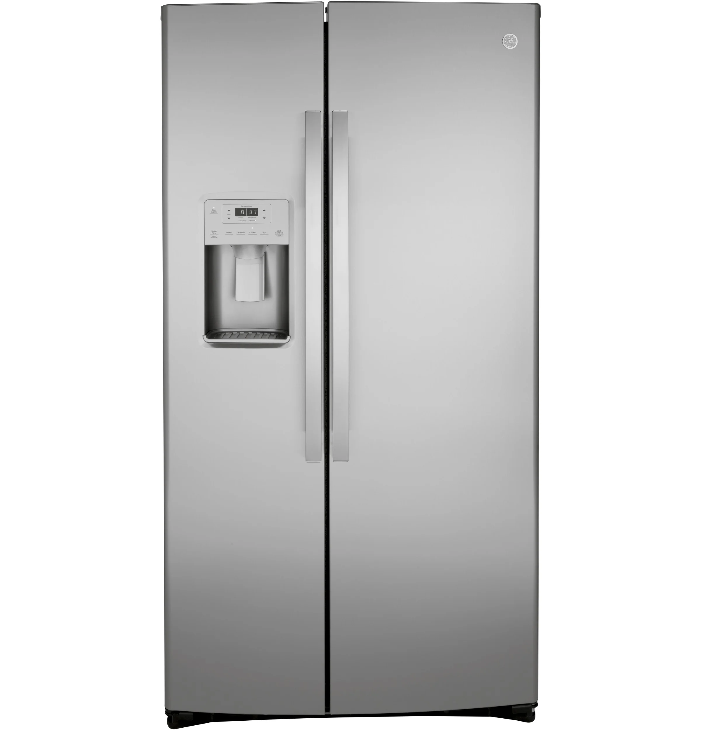 GE 21.8 Cu. Ft. Counter-Depth Fingerprint Resistant Side-By-Side Refrigerator GZS22IYNFS