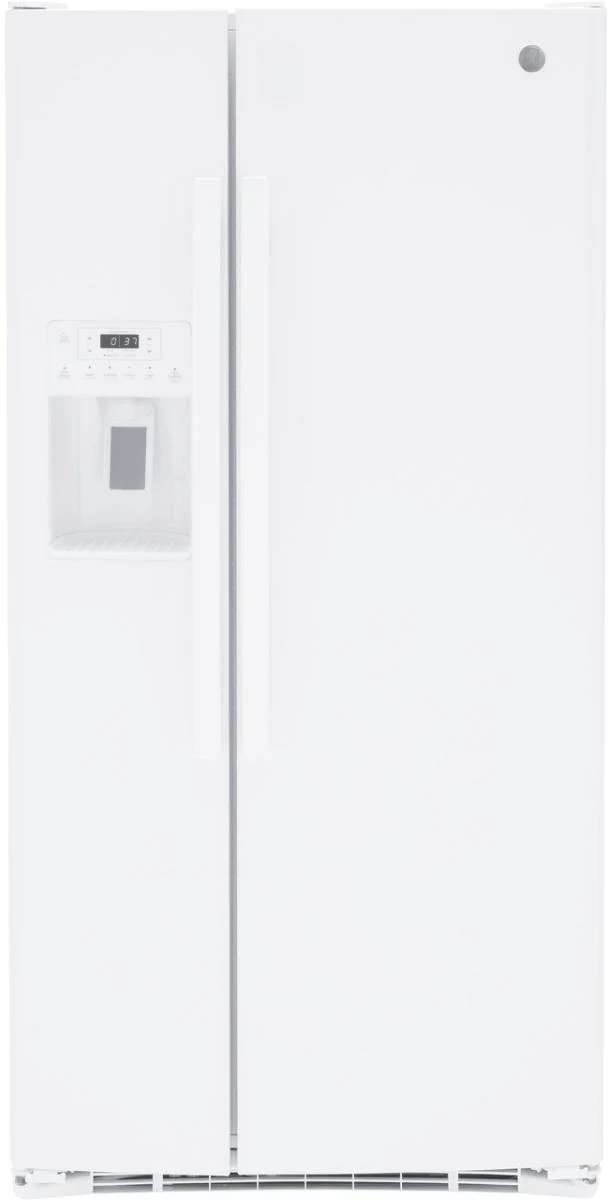 GE 23.0 Cu. Ft. White Side-by-Side Refrigerator GS23GGPWW