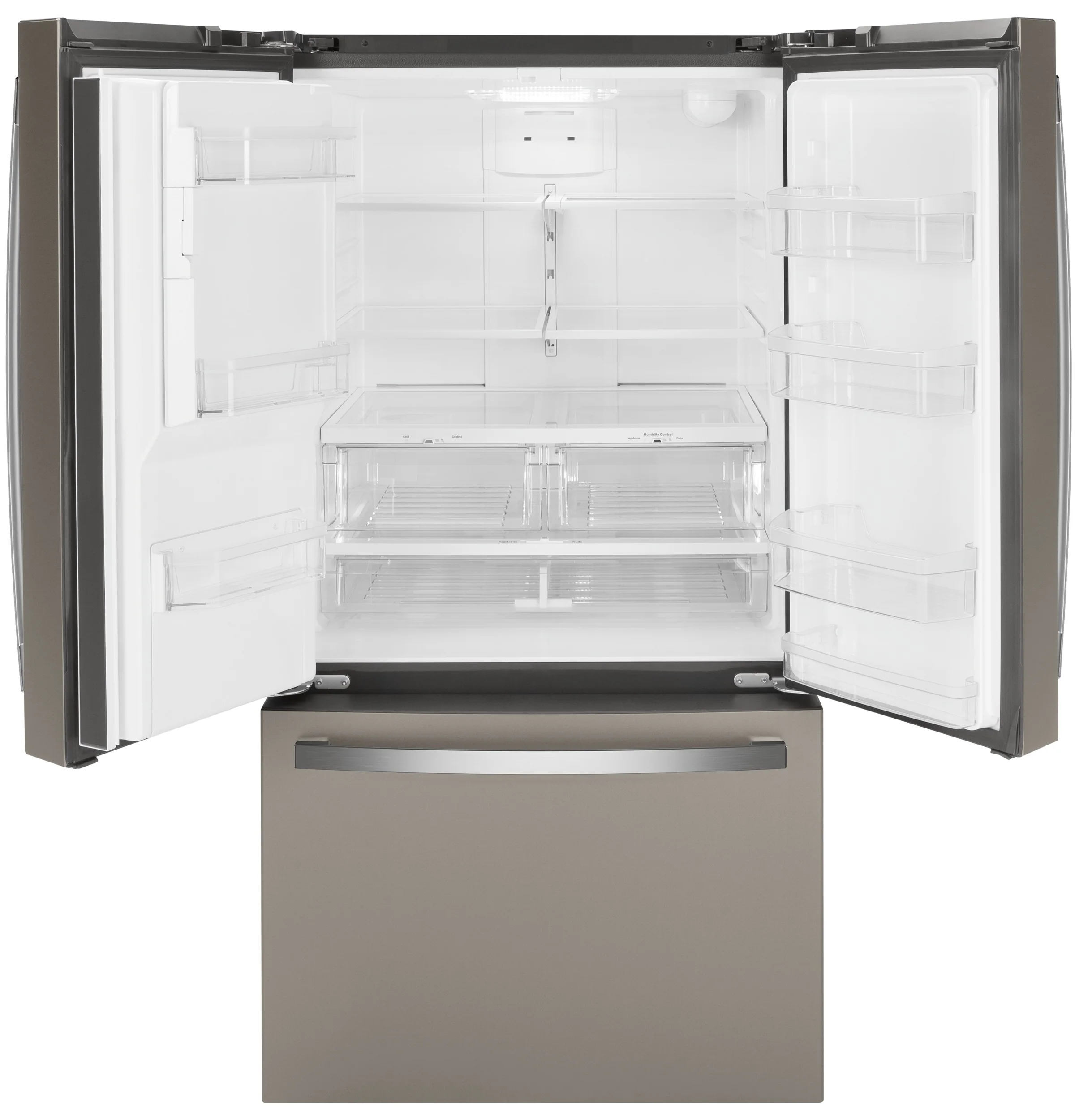 GE 25.6 Cu. Ft. Slate French Door Refrigerator GFE26JMMES - Image 4