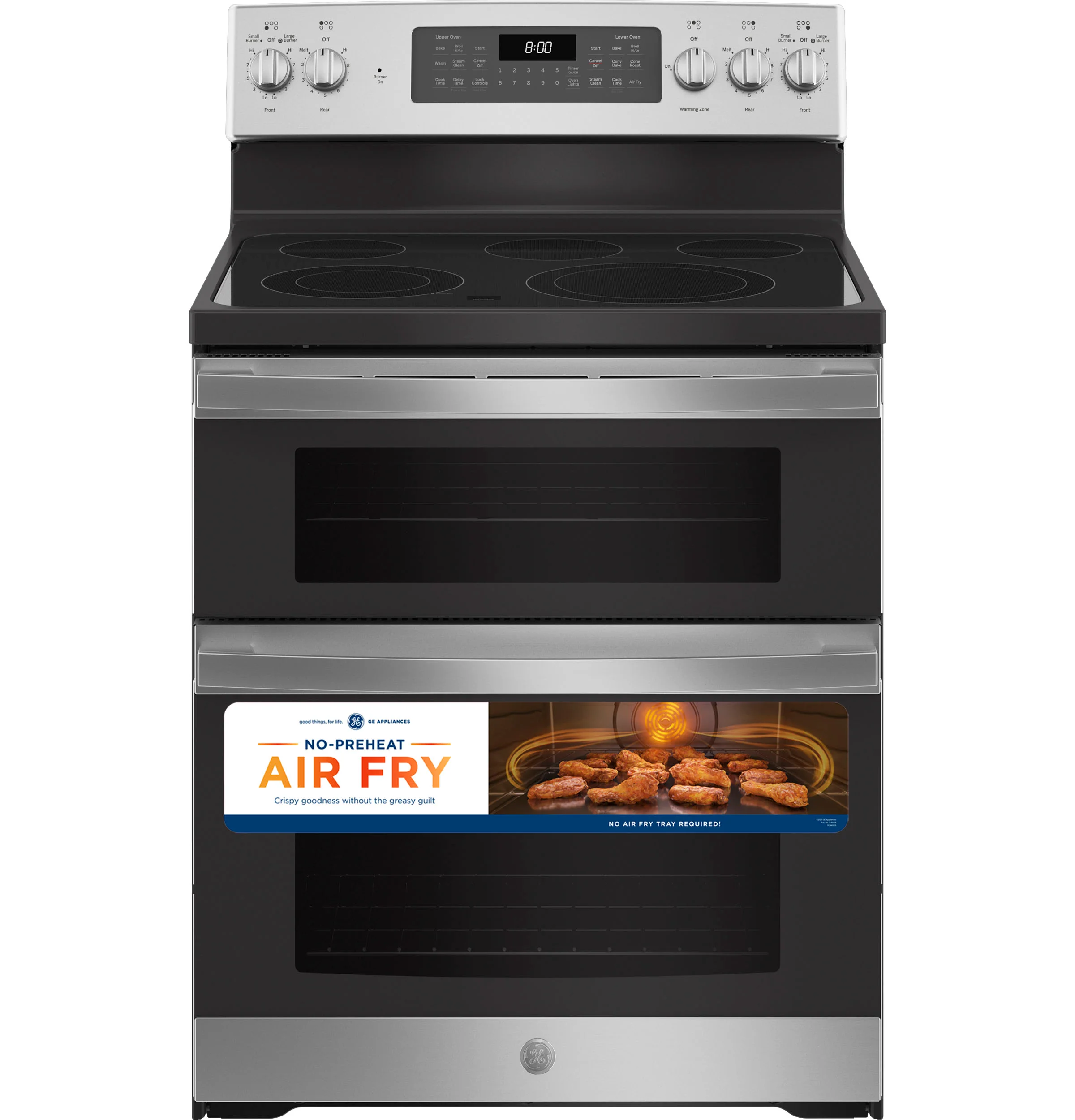 GE 30" Free-Standing Electric Double Oven Convection Range JBS86SPSS