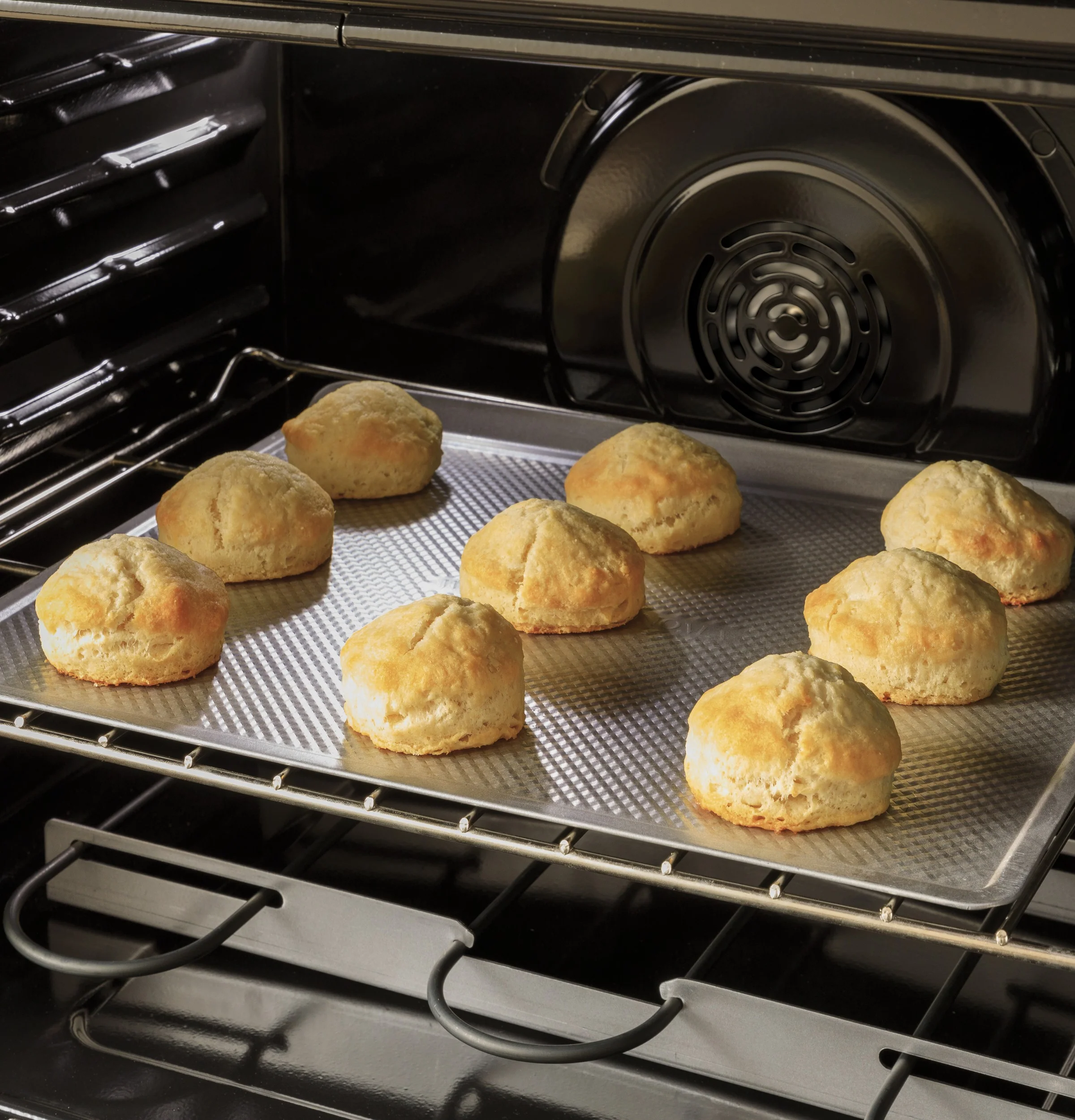 GE 30" Free-Standing Electric Double Oven Convection Range JBS86SPSS - Image 6