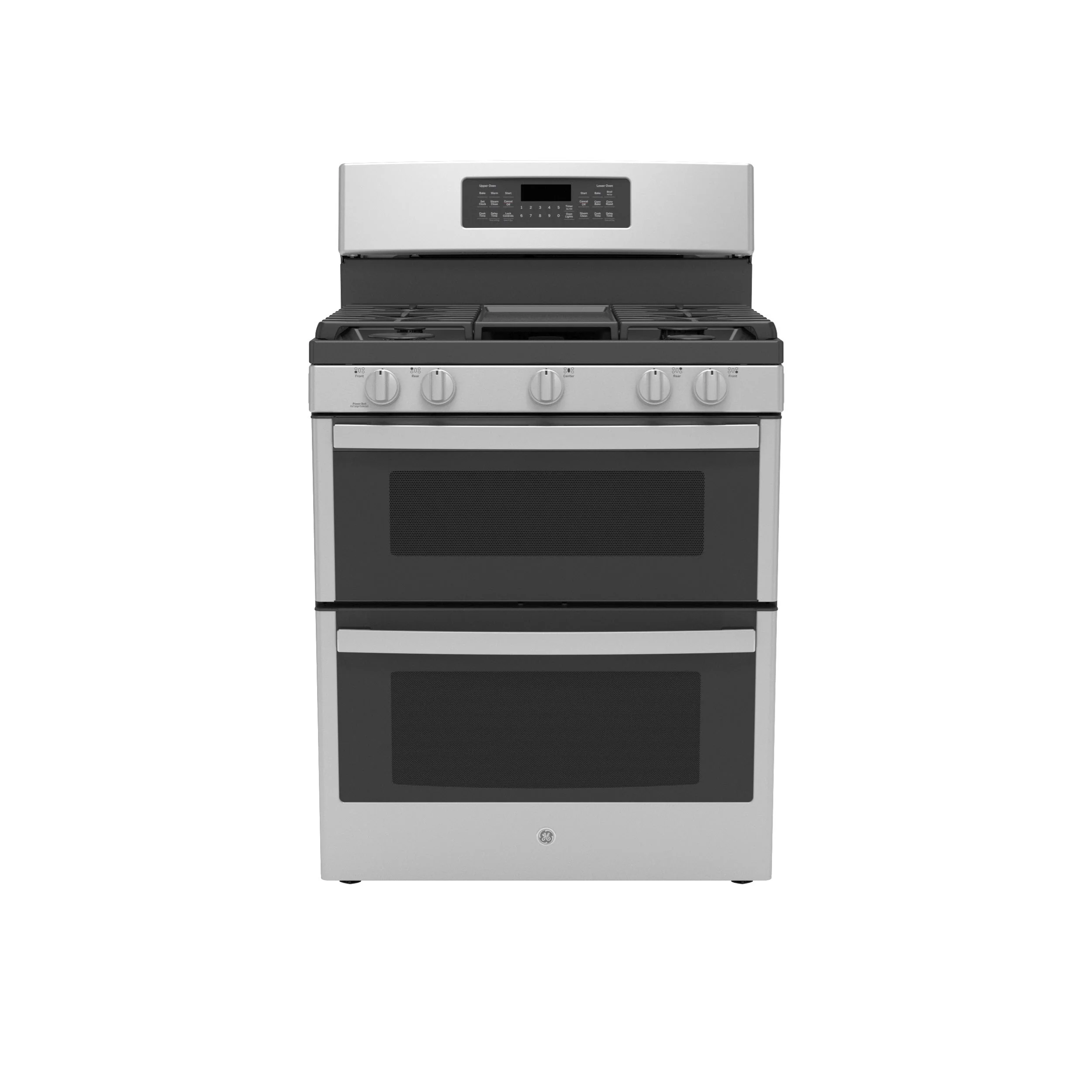 GE 30" Free-Standing Gas Double Oven Convection Range JGBS86SPSS - Image 5
