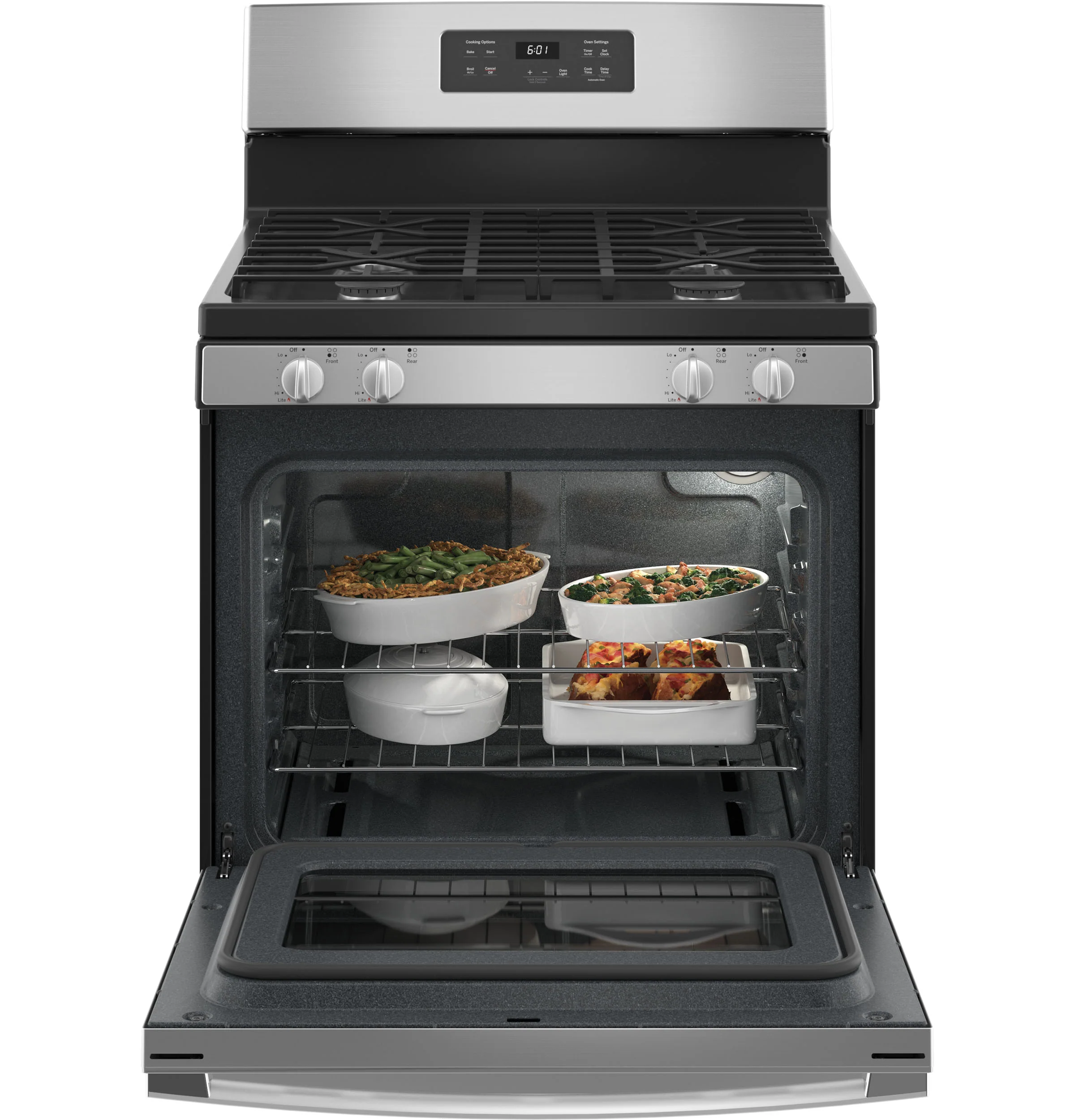 GE 30" Free-Standing Gas Range JGBS61RPSS - Image 5