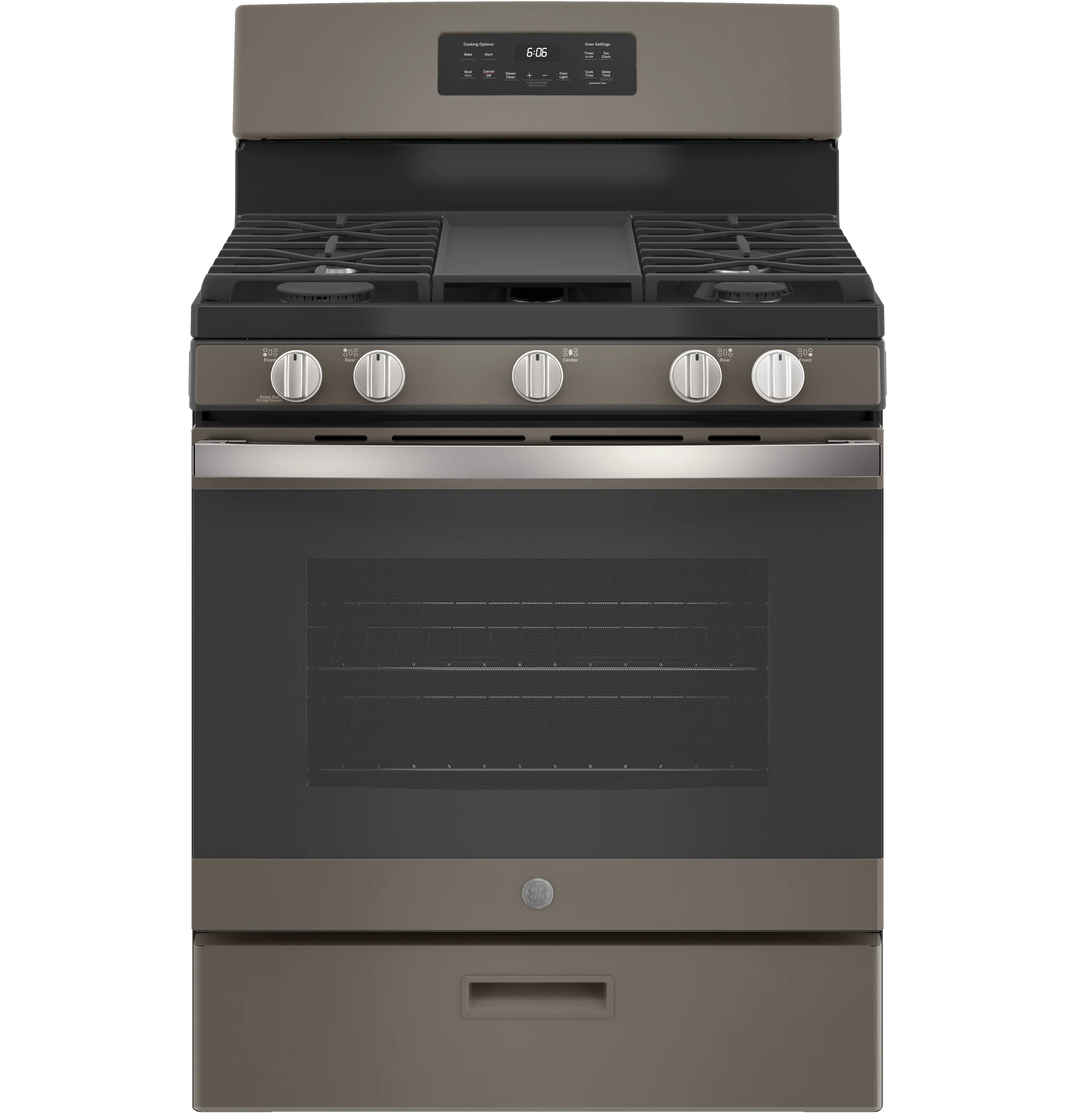 GE 30" Slate Free Standing Gas Range JGBS66EEKES - Image 2