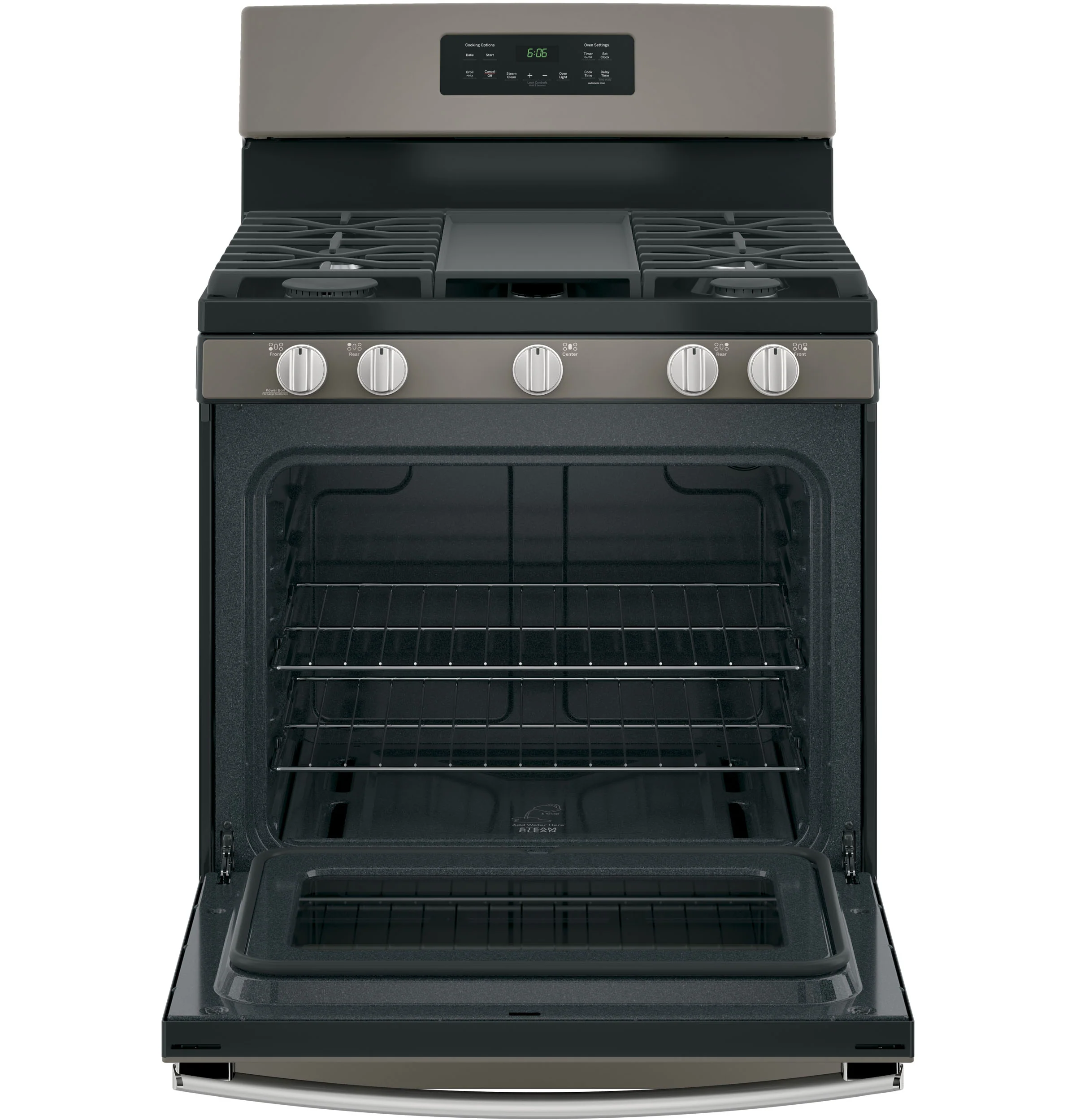 GE 30" Slate Free Standing Gas Range JGBS66EEKES - Image 3