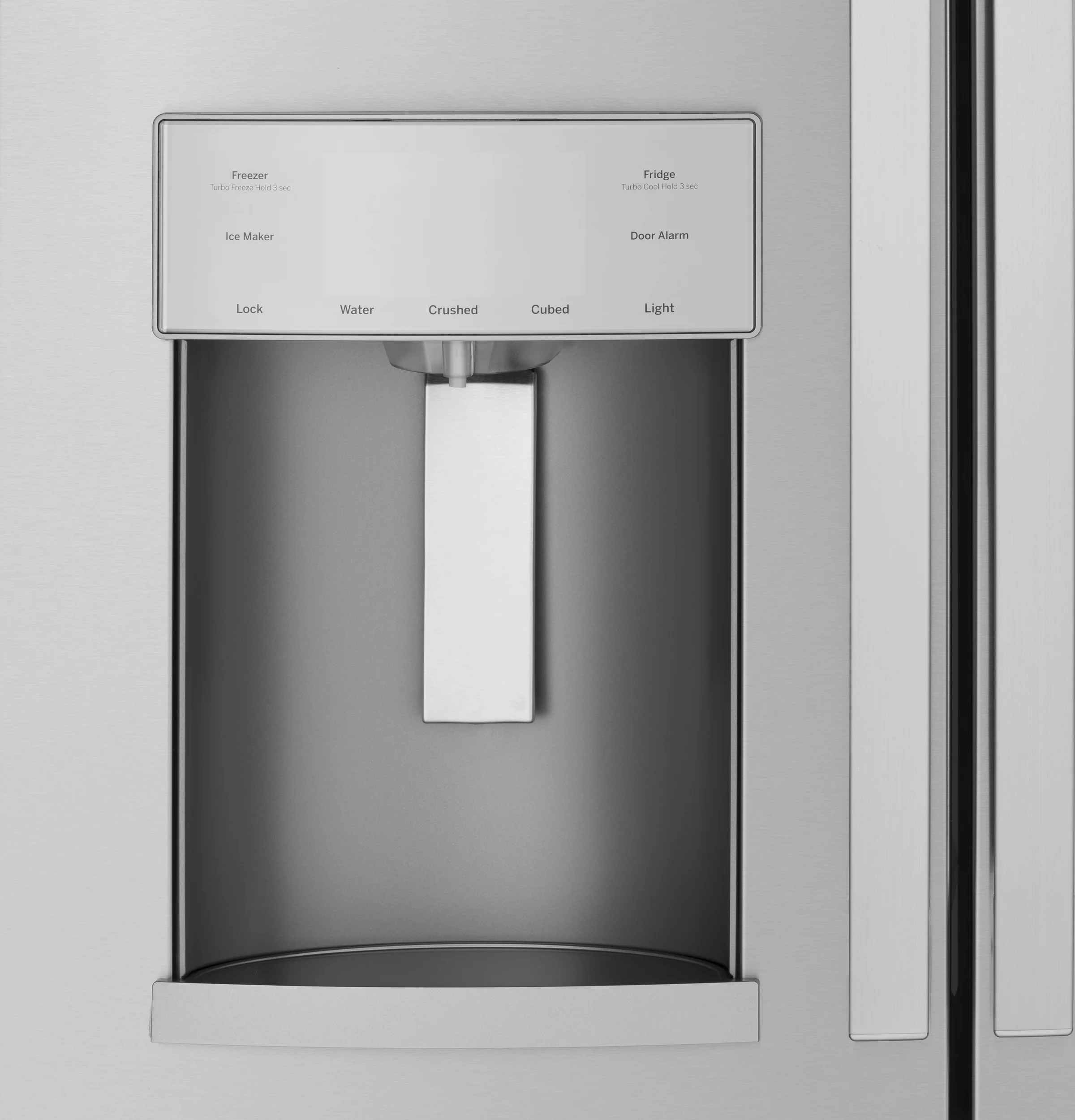 GE ENERGY STAR 22.1 Cu. Ft. Counter-Depth Fingerprint Resistant French-Door Refrigerator GYE22GYNFS - Image 8