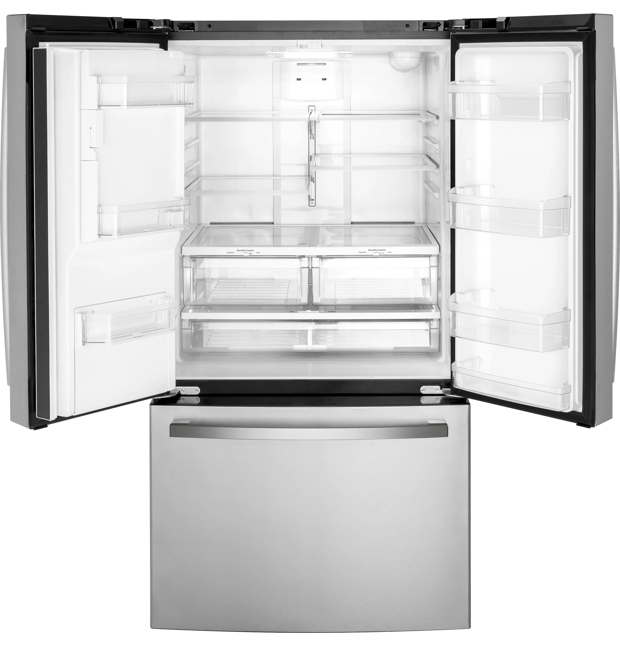 GE ENERGY STAR 25.7 Cu. Ft. Fingerprint Resistant French-Door Refrigerator GFE26JYMFS - Image 3