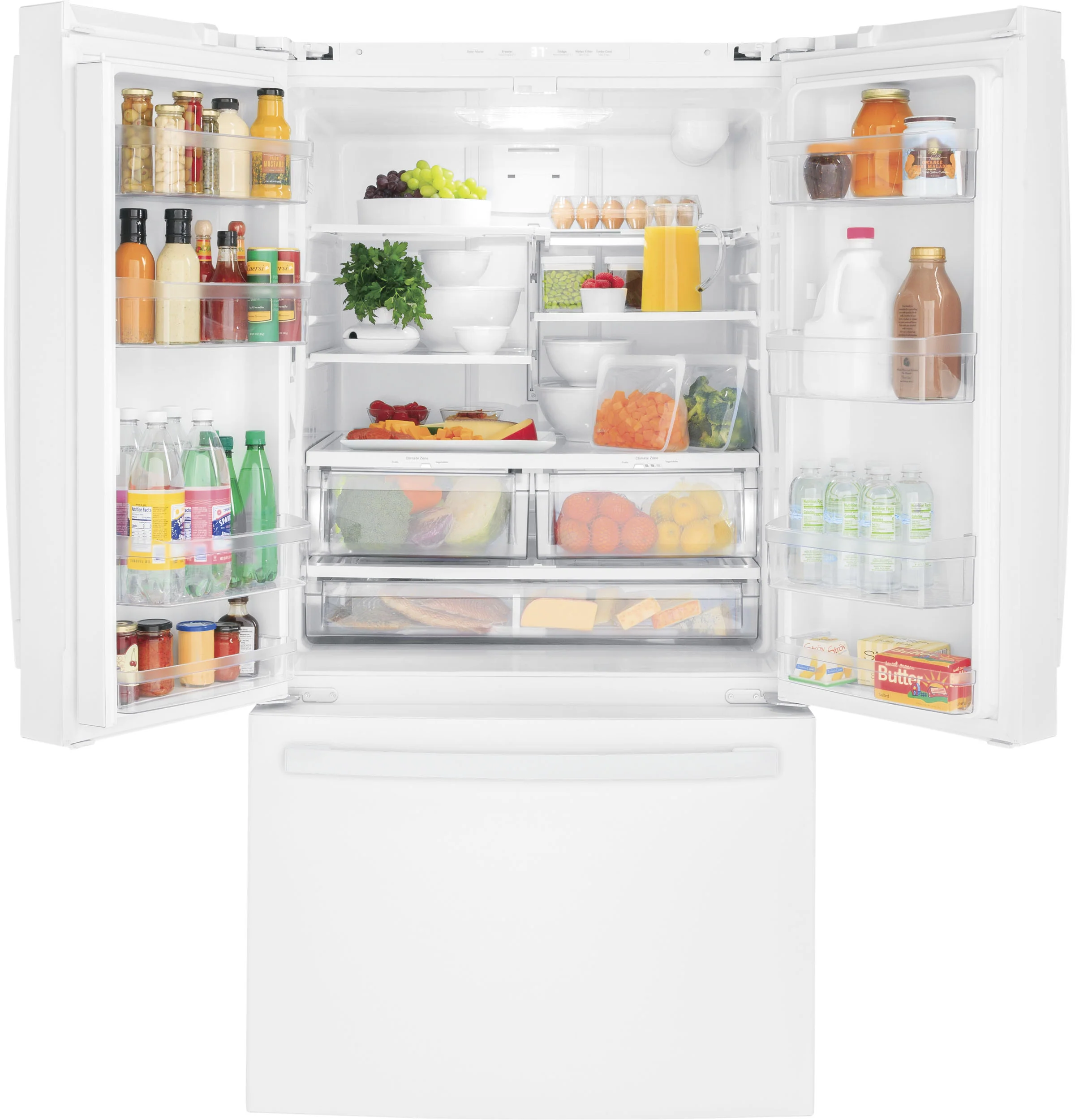 GE ENERGY STAR 27.0 Cu. Ft. French-Door Refrigerator GNE27JGMWW - Image 5