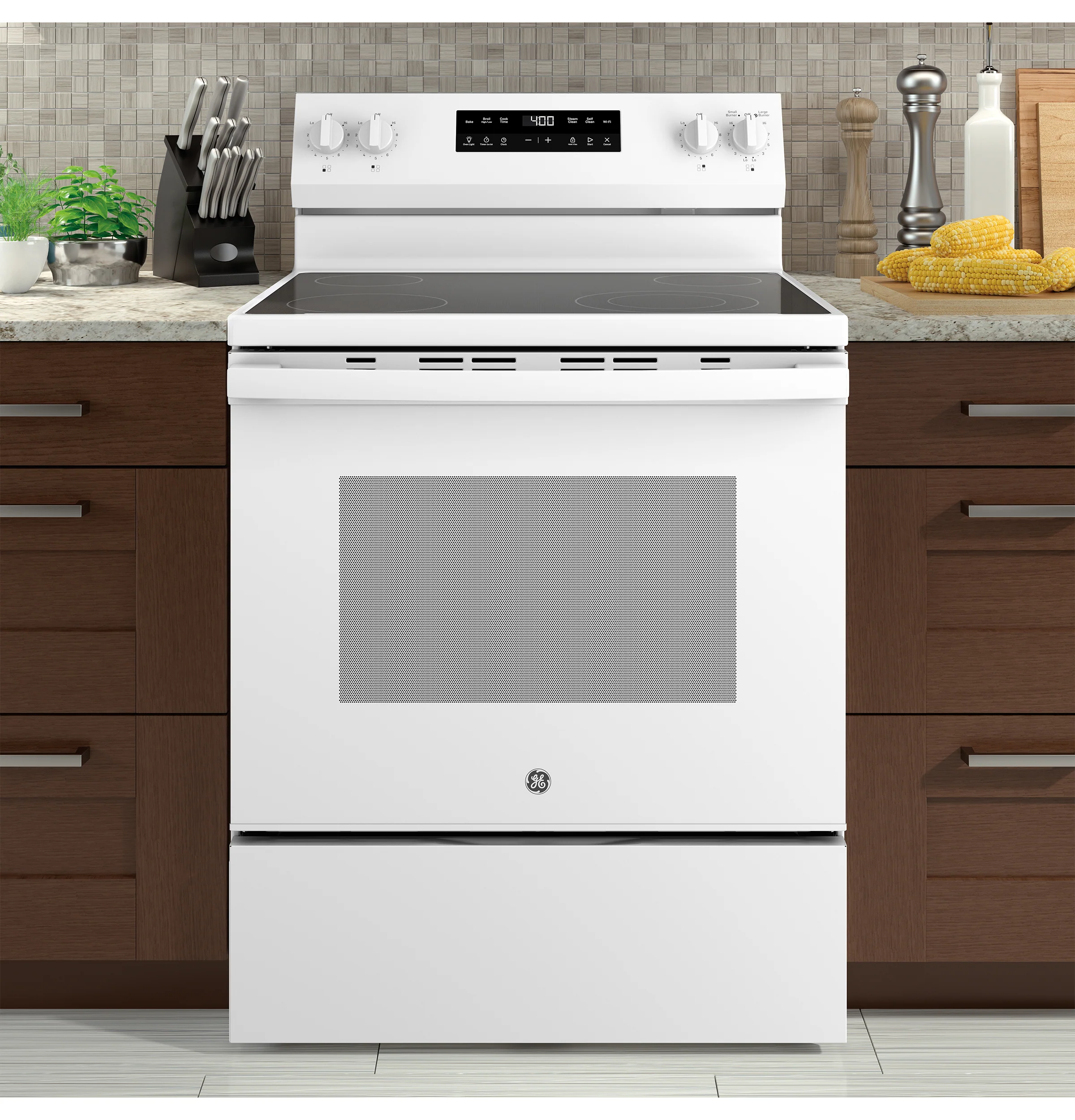 GE ENERGY STAR 30" Free-Standing Electric Range GRF400PVWW - Image 8