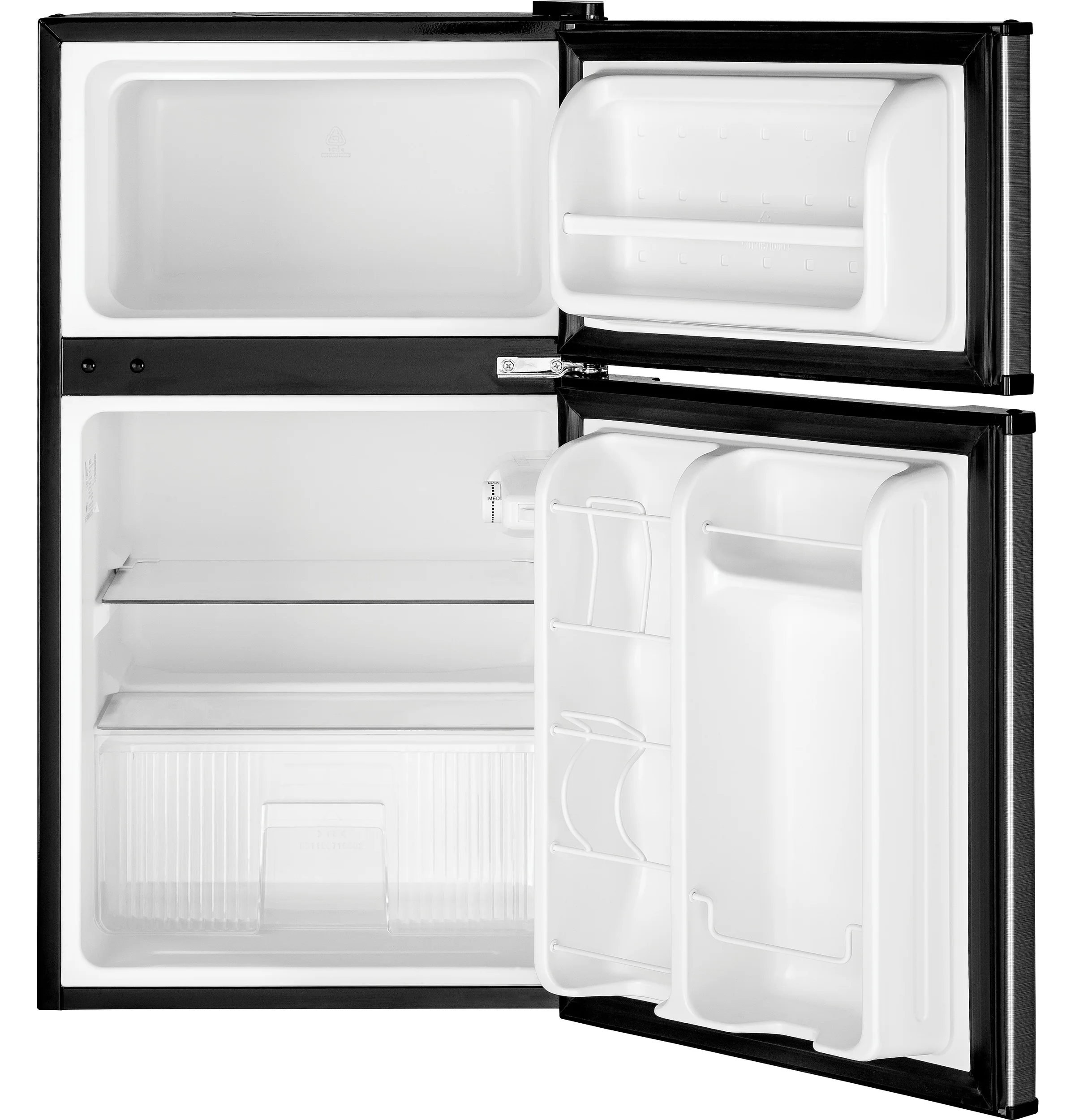 GE ENERGY STAR Double-Door Compact Refrigerator GDE03GLKLB - Image 3