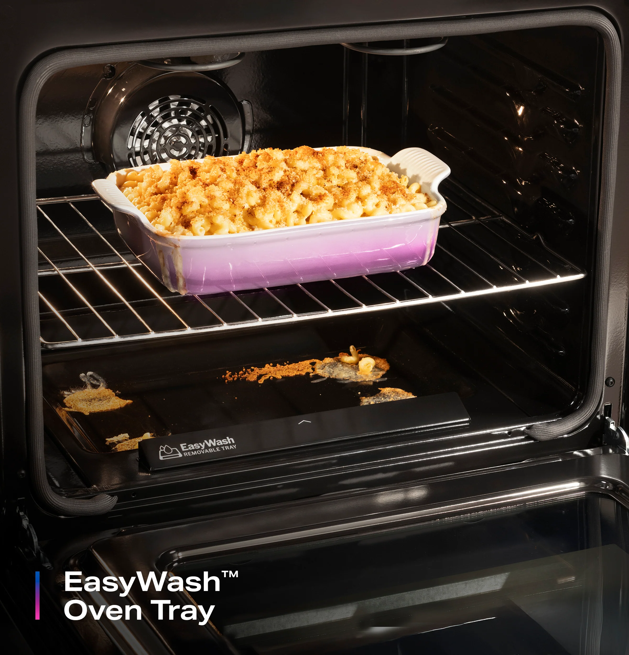 GE Profile™ 30” Smart Free-Standing Gas Convection Range with No Preheat Air Fry and EasyWash™ Oven Tray PGF700AYFS - Image 13