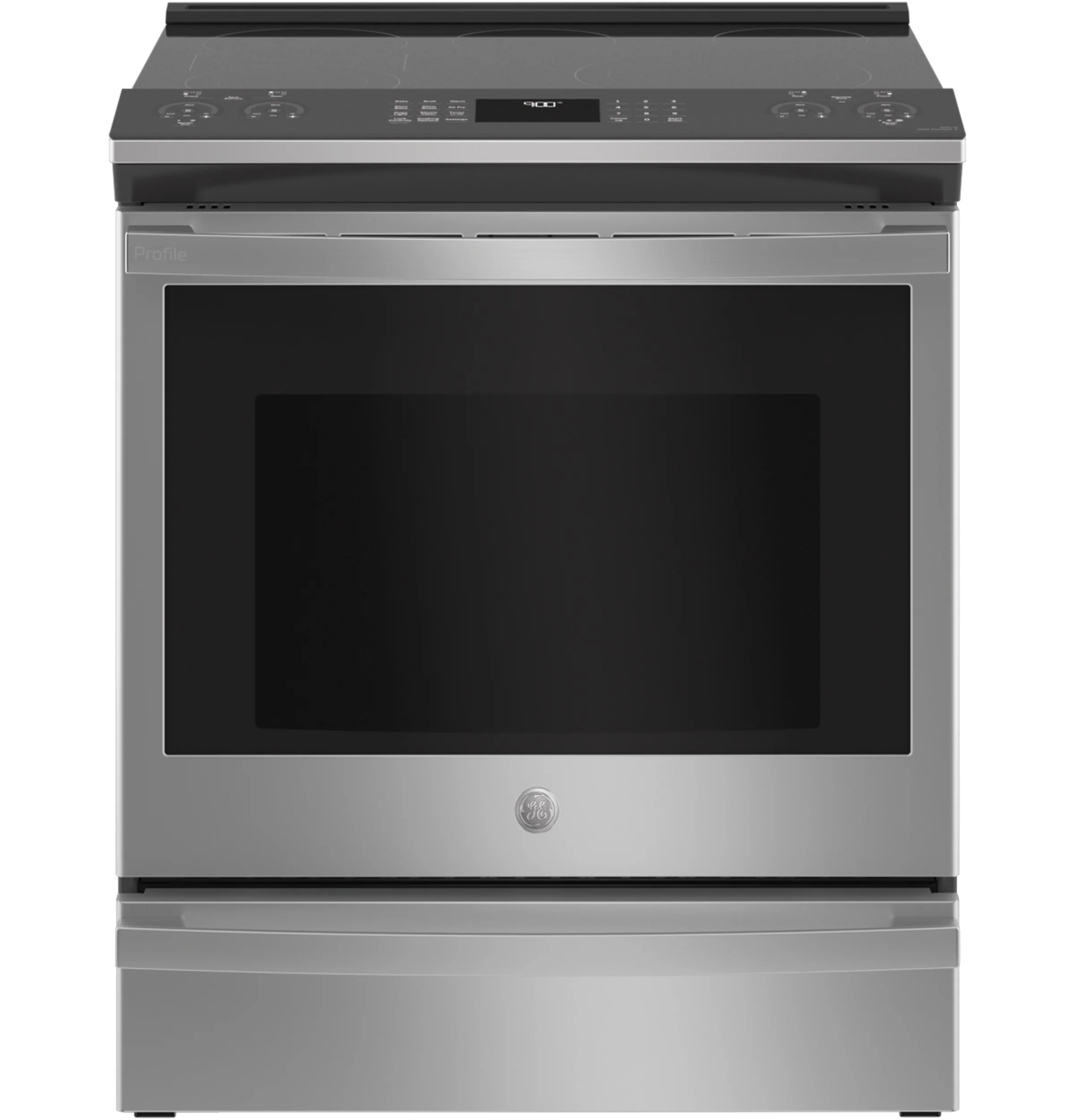 GE Profile™ 30" Smart Slide-In Electric Convection Fingerprint Resistant Range with No Preheat Air Fry PSS93YPFS - Image 6