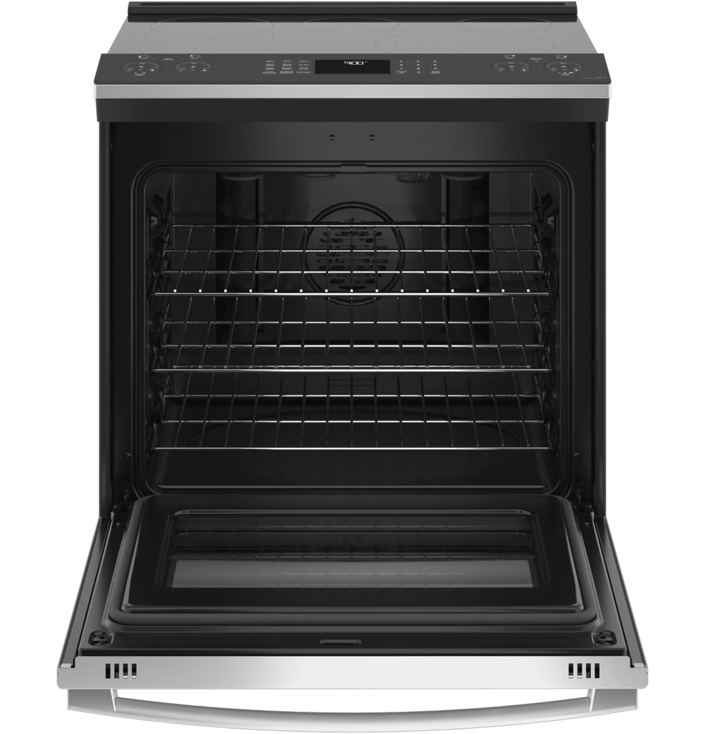 GE Profile™ 30" Smart Slide-In Electric Convection Fingerprint Resistant Range with No Preheat Air Fry PSS93YPFS - Image 7